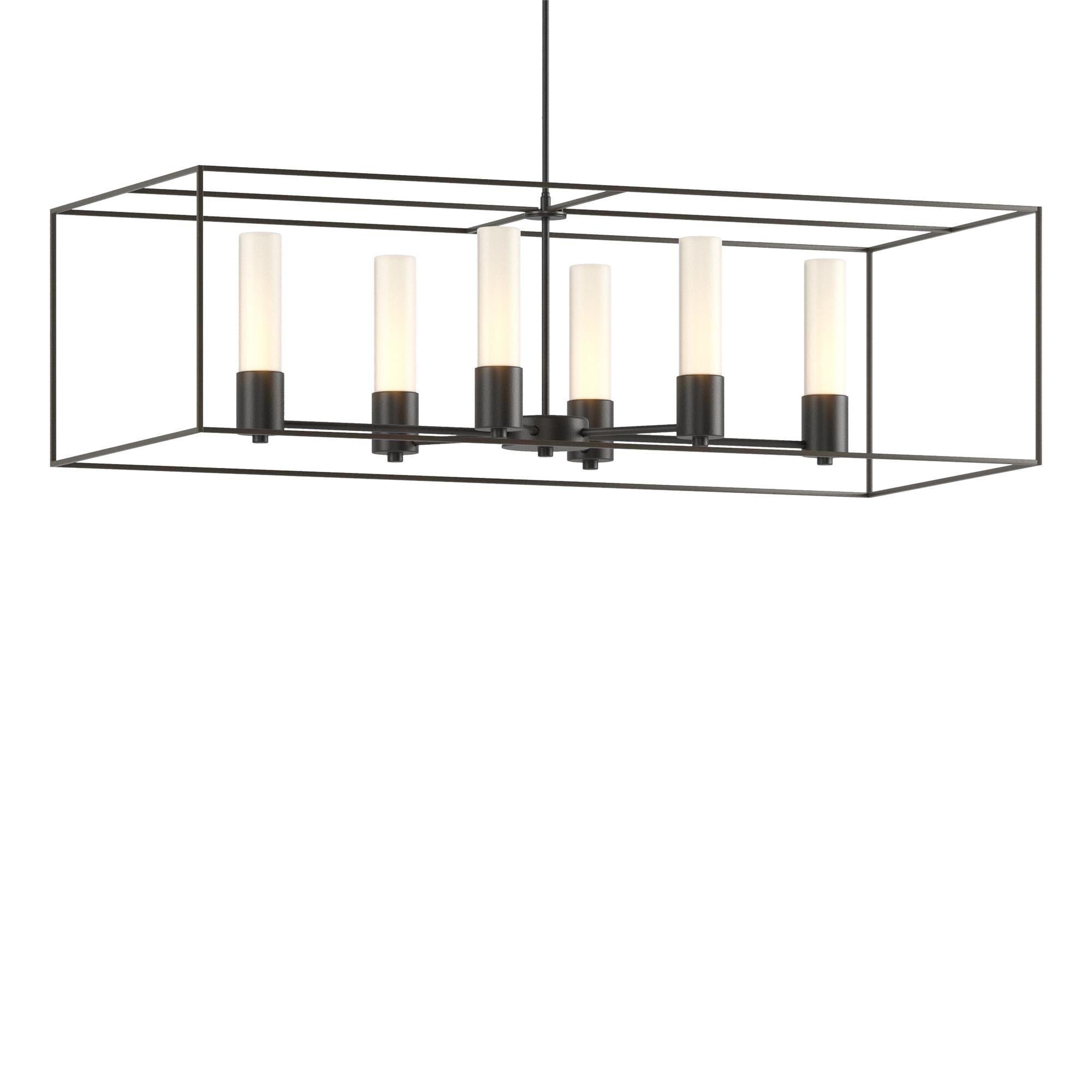 Shown in Black finish and Opal glass and Dark Smoke accent