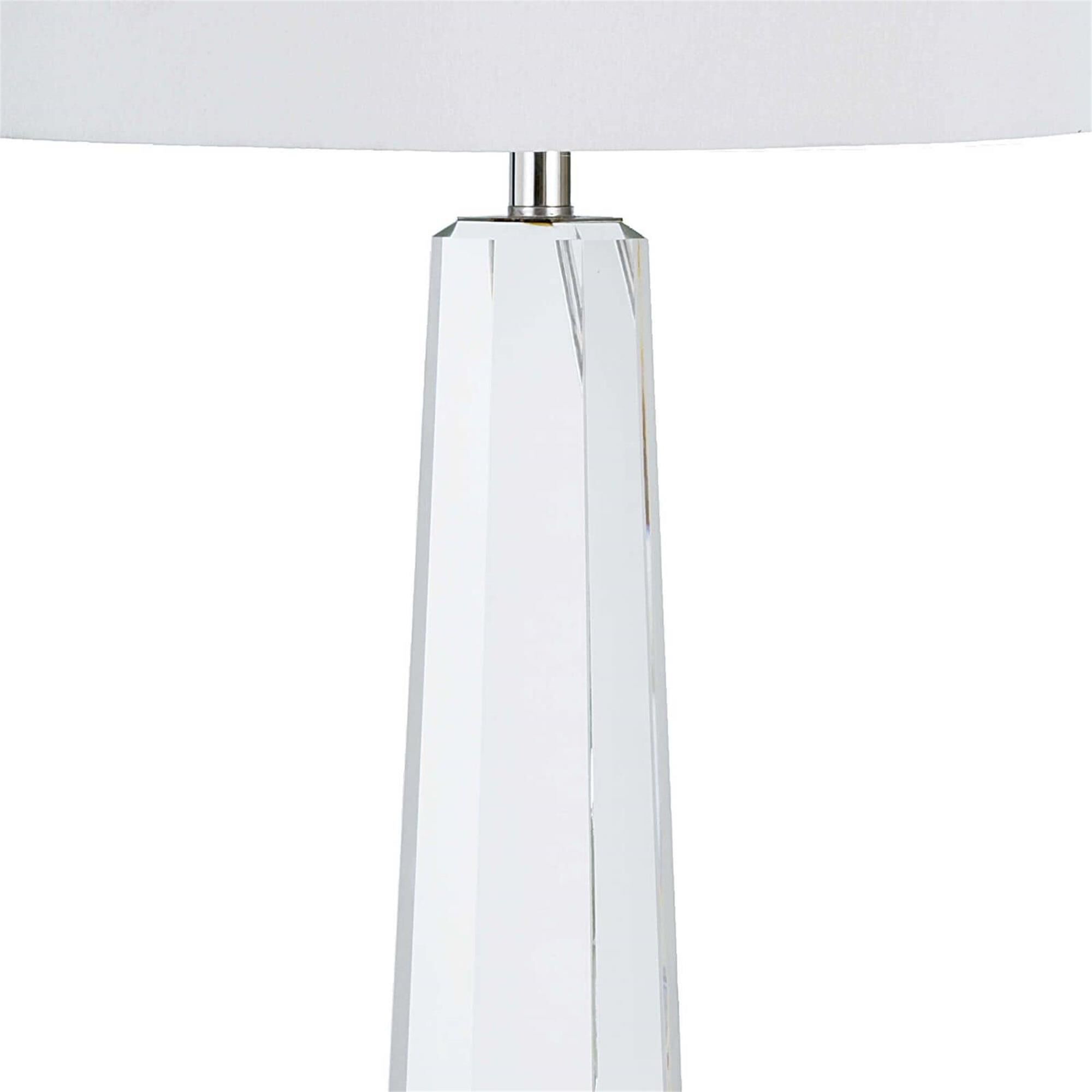 Shown in Clear finish and Linen shade