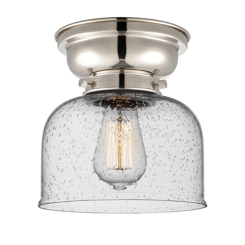 Bruno Marashlian Large Bell 8 Inch 1 Light Flush Mount by Innovations Lighting