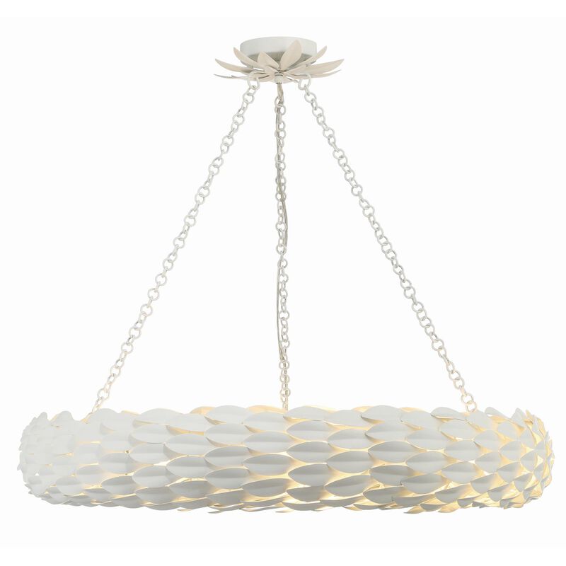 Broche Large Pendant Light by Crystorama