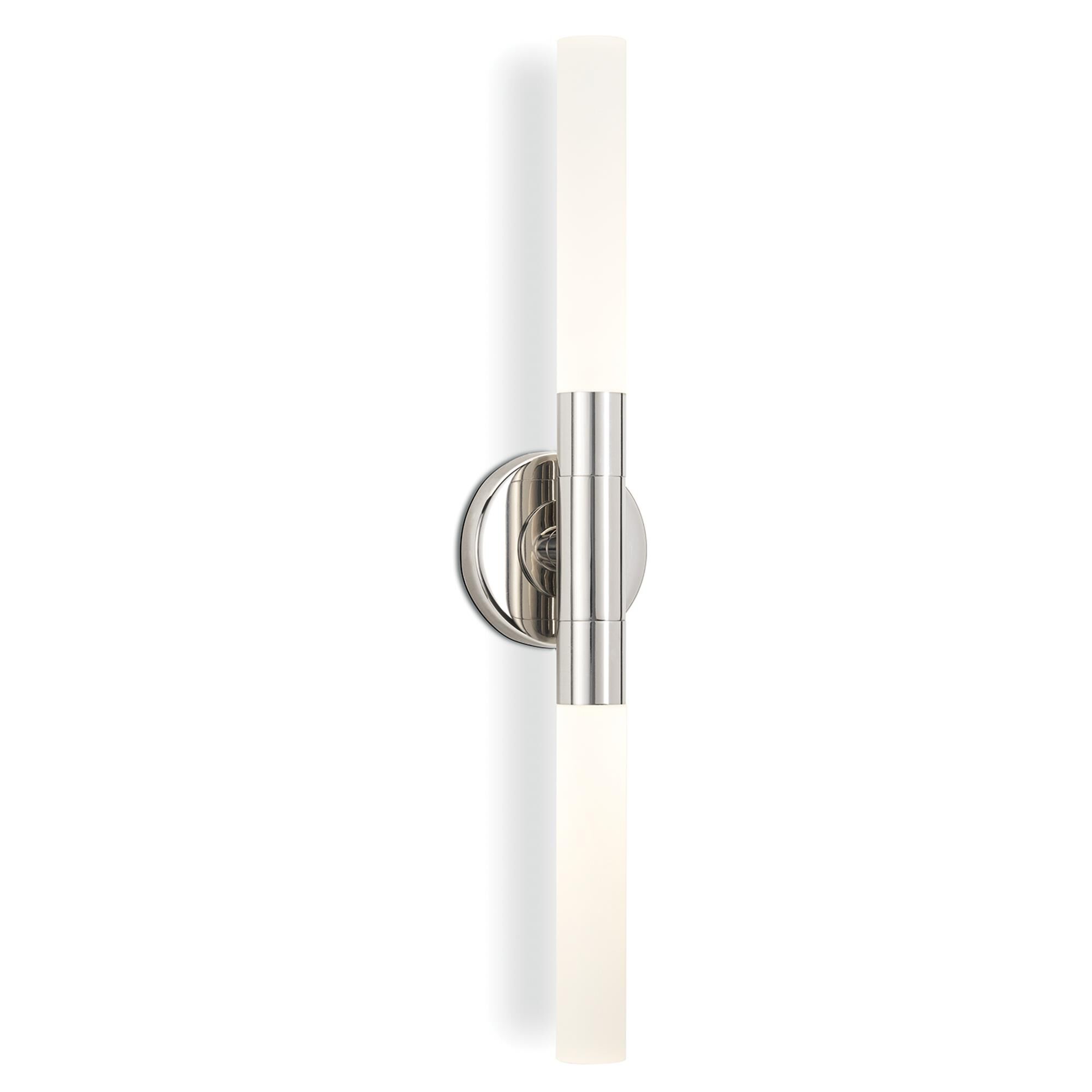 Shown in Polished Nickel finish and - None - shade