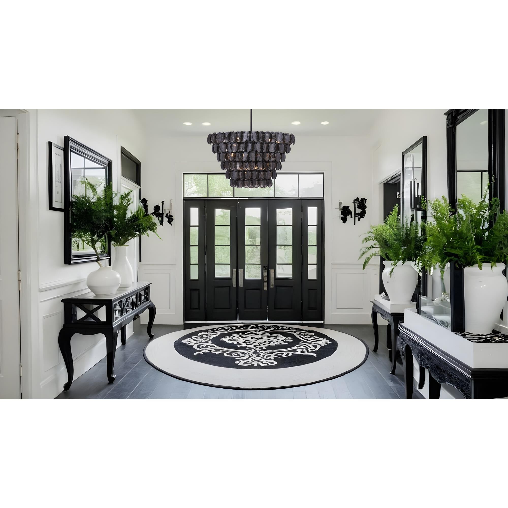Uroko 34 Inch Chandelier,