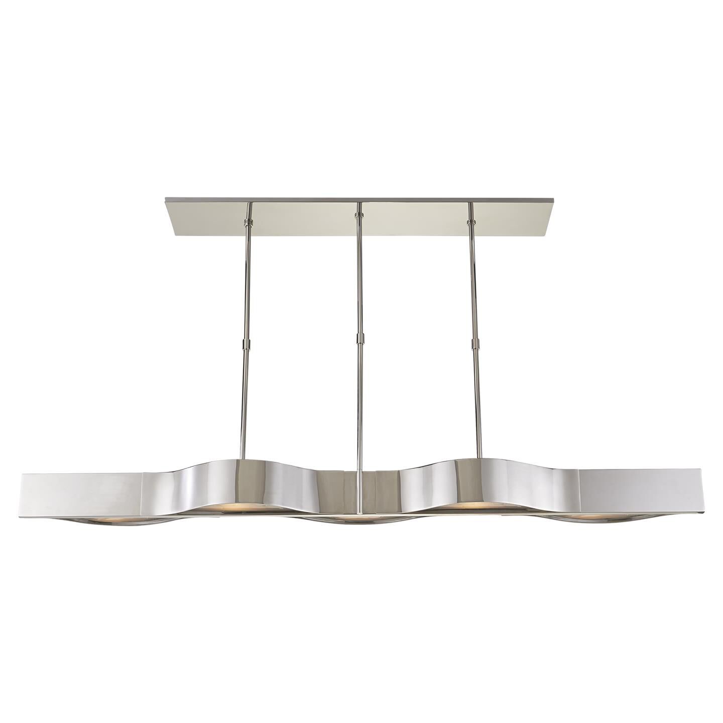 Kelly Wearstler Avant 60 Inch 5 Light Linear Suspension Light by Visual Comfort Signature Collection