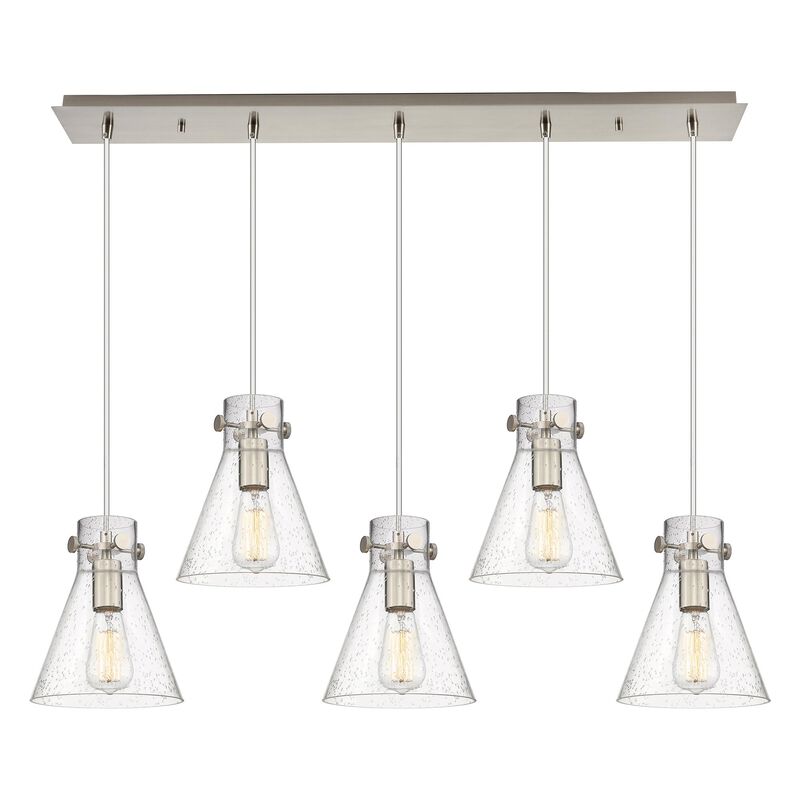 Bruno Marashlian Newton Cone 39 Inch 5 Light Linear Suspension Light by Innovations Lighting