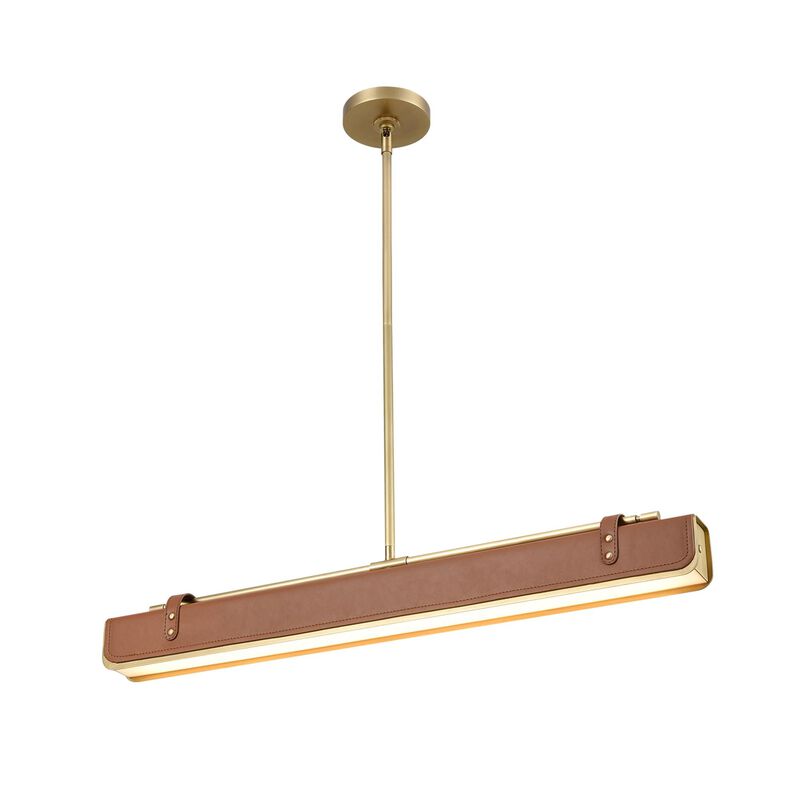 Valise Small Linear Chandelier by Alora Lighting