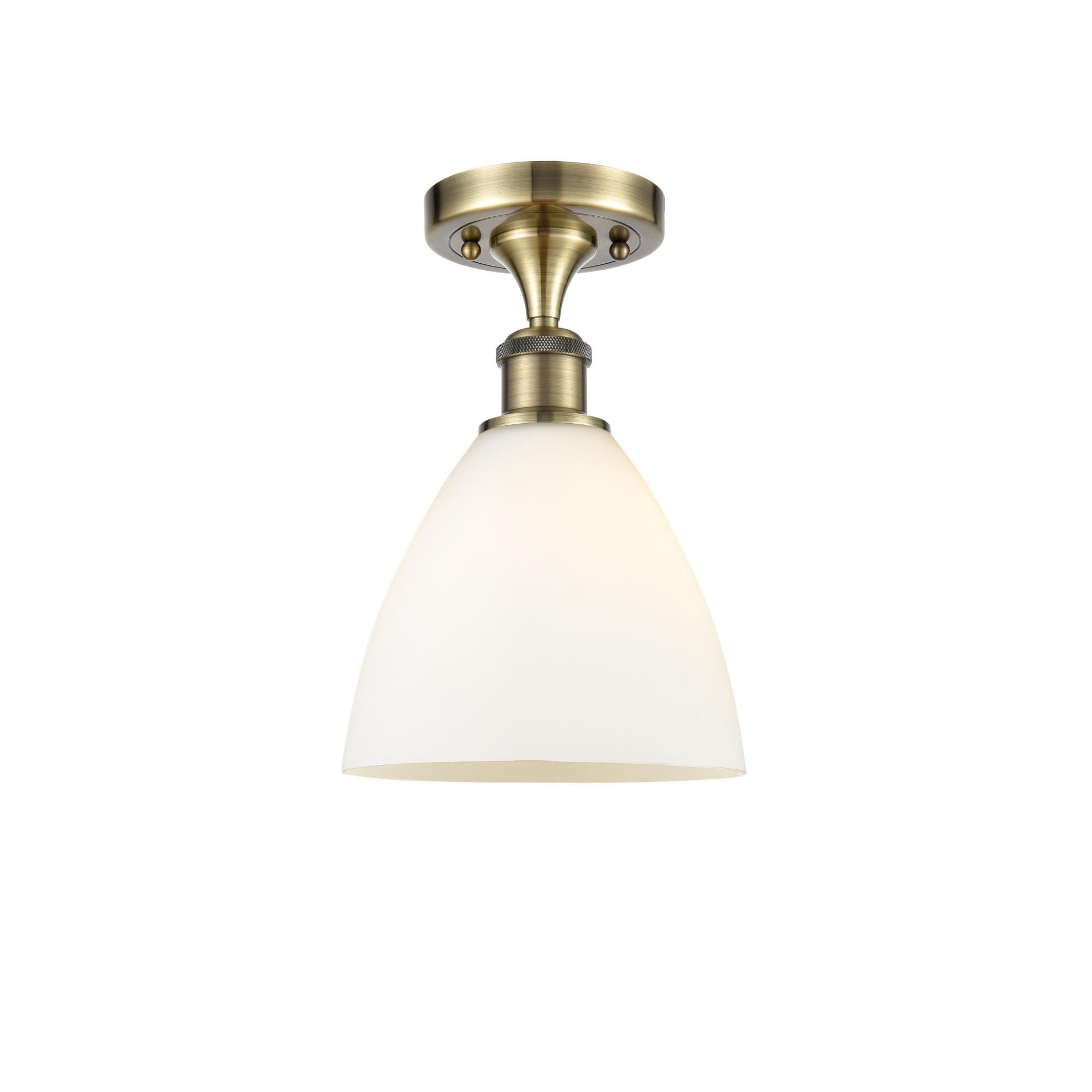 Bruno Marashlian Ballston Dome 7 Inch 1 Light Semi Flush Mount by Innovations Lighting