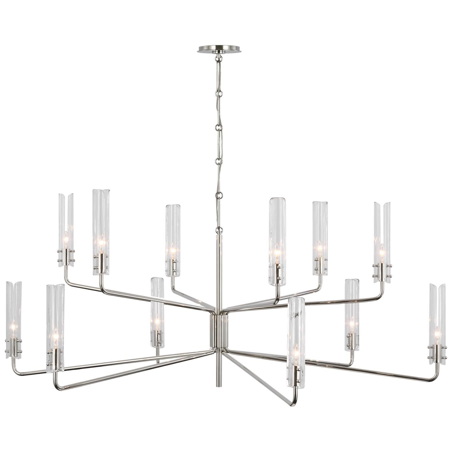 AERIN Casoria 56 Inch 12 Light LED Chandelier by Visual Comfort Signature Collection