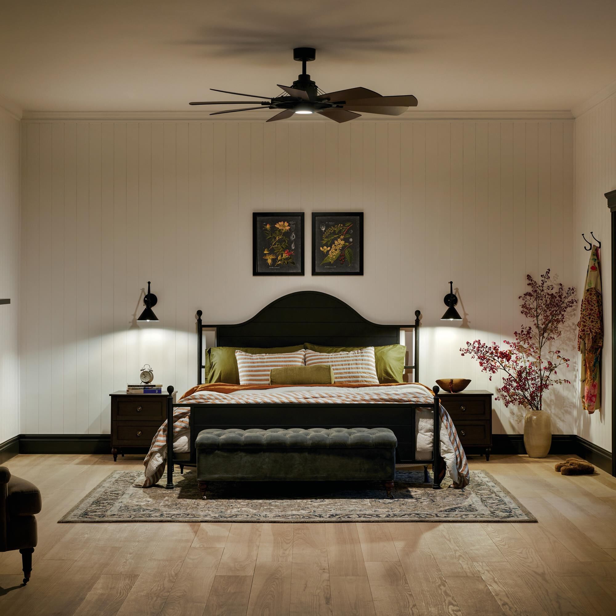 Gentry 60 Inch Ceiling Fan with Light Kit by Kichler Lighting