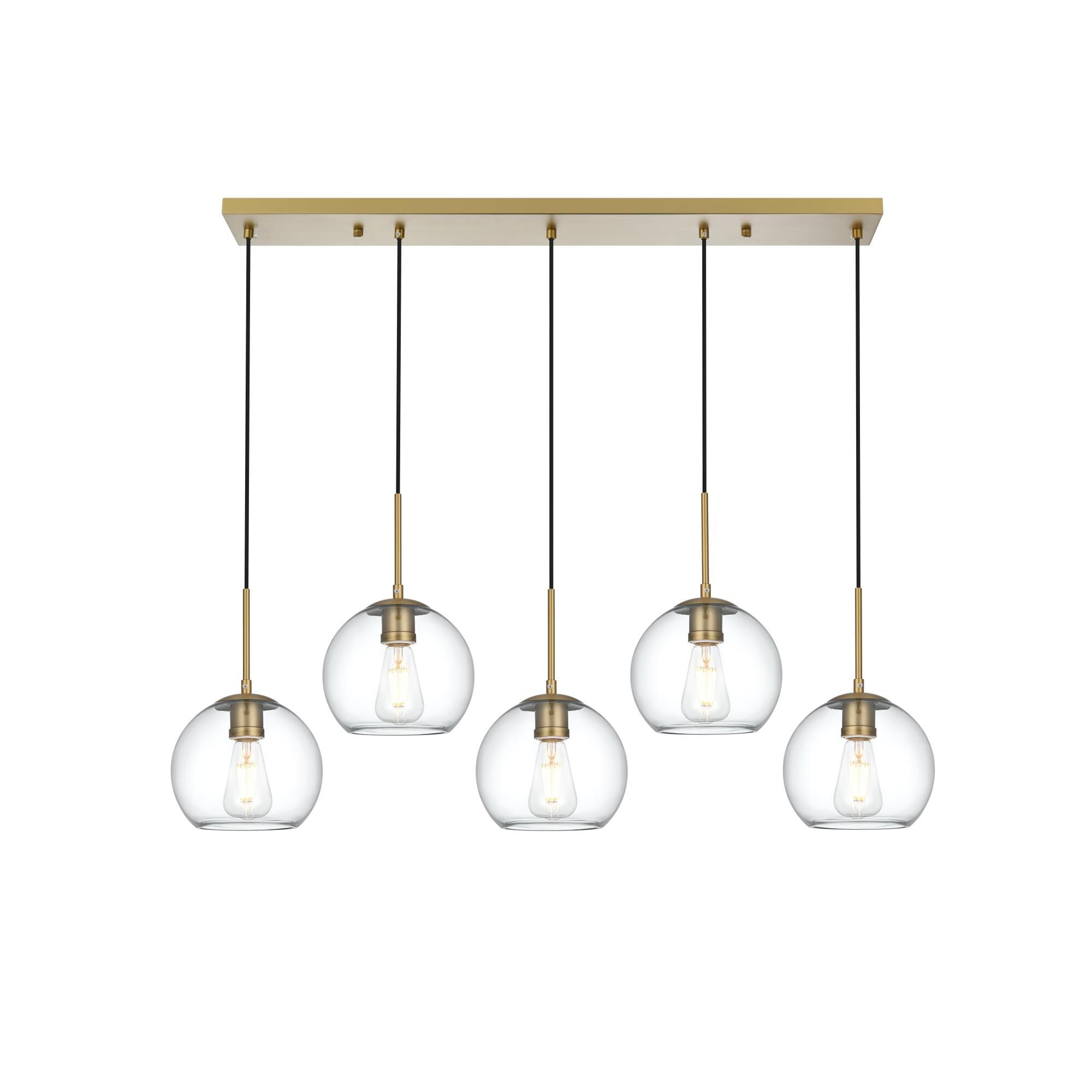 Shown in Satin Gold And Clear finish