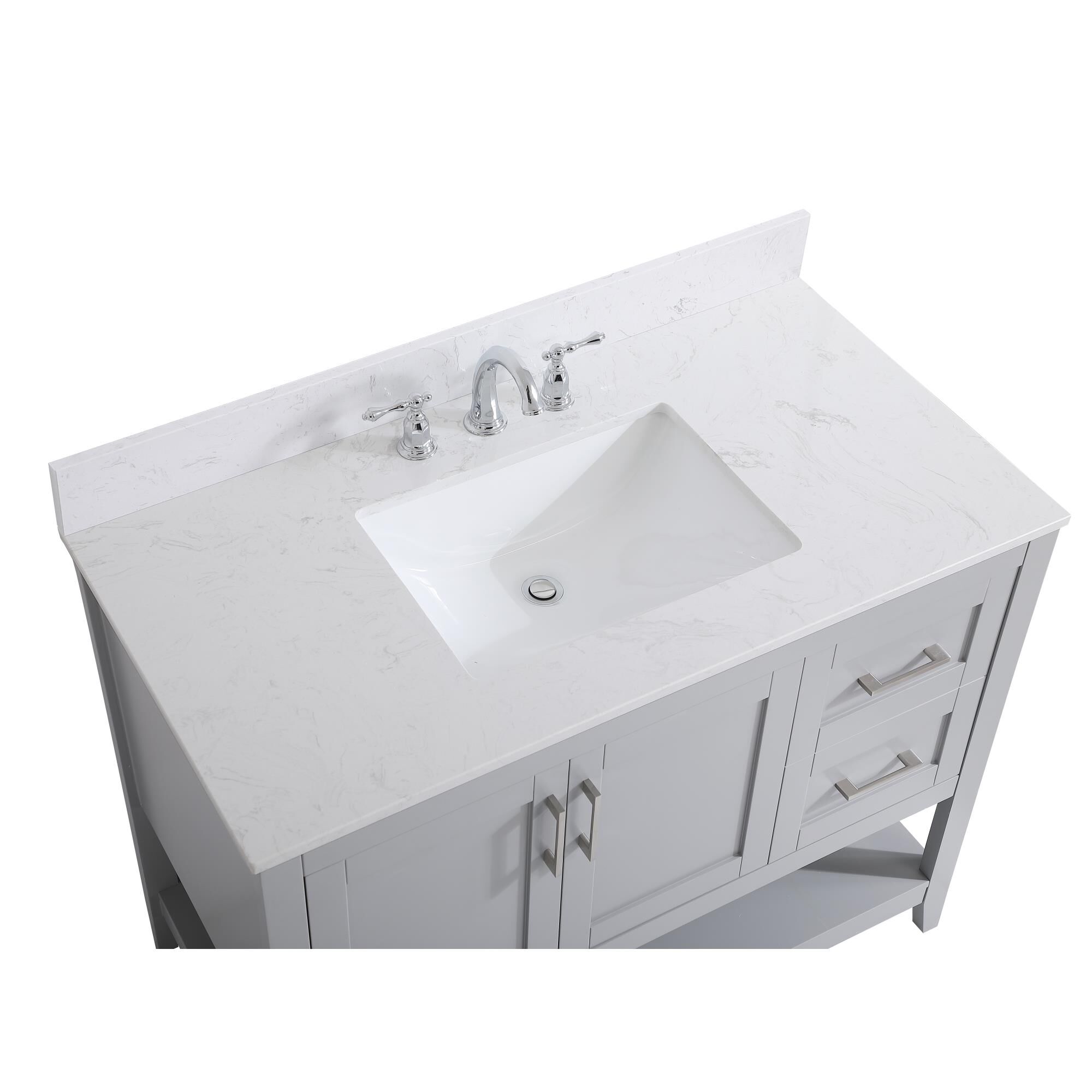 Shown in Grey finish