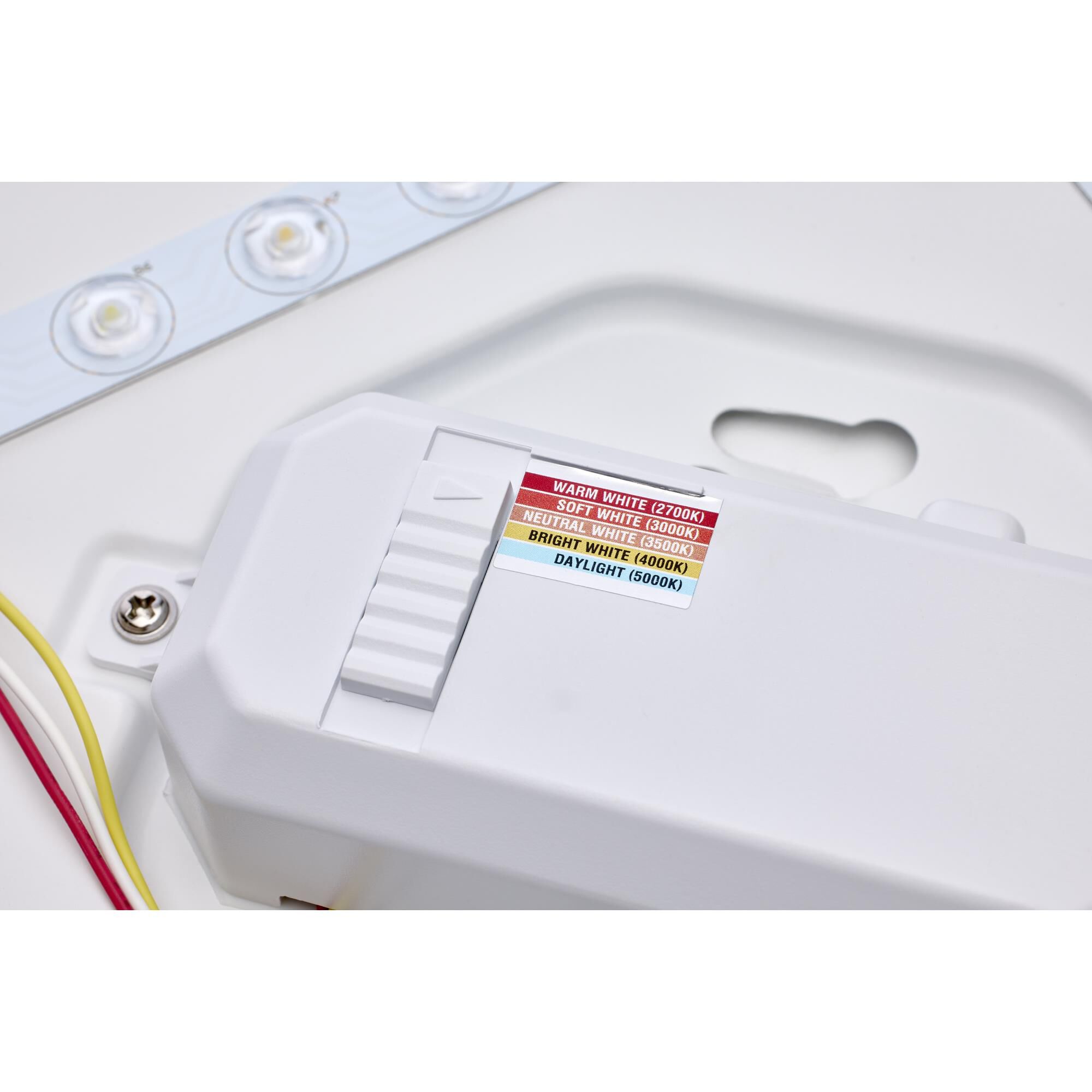 Shown in White finish