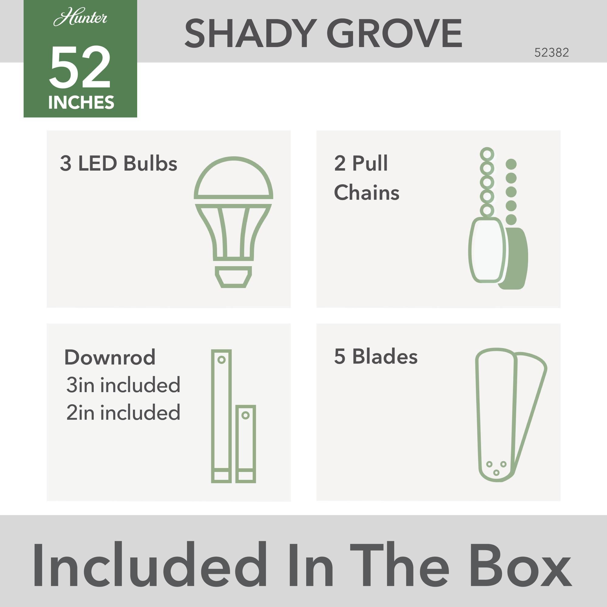 Shady Grove Ceiling Fan by Hunter Fan