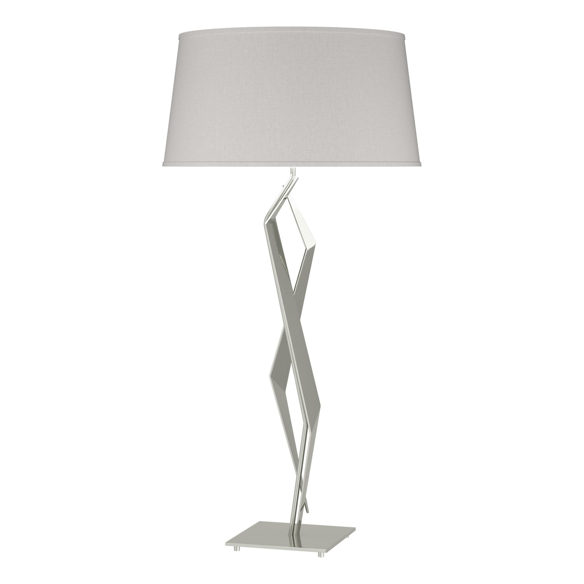 Shown in Sterling finish and Flax shade