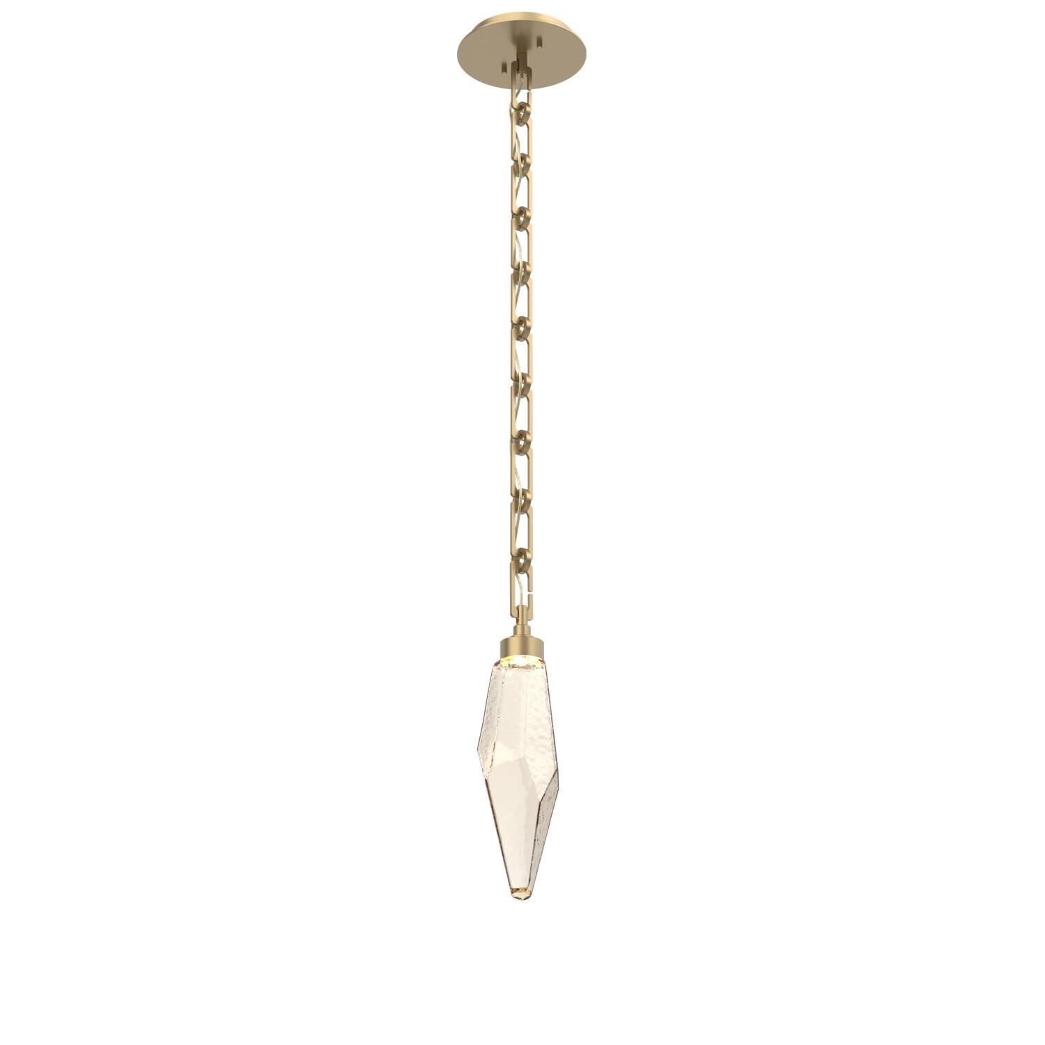 Levi Wilson Rock Crystal 6 Inch Mini Pendant by Hammerton Studio