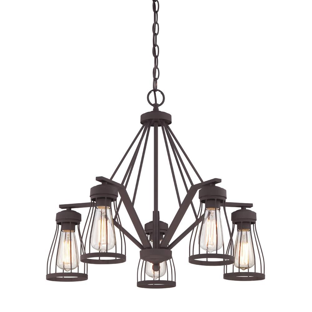 Brooklyn 25 Inch 5 Light Chandelier by Designers Fountain