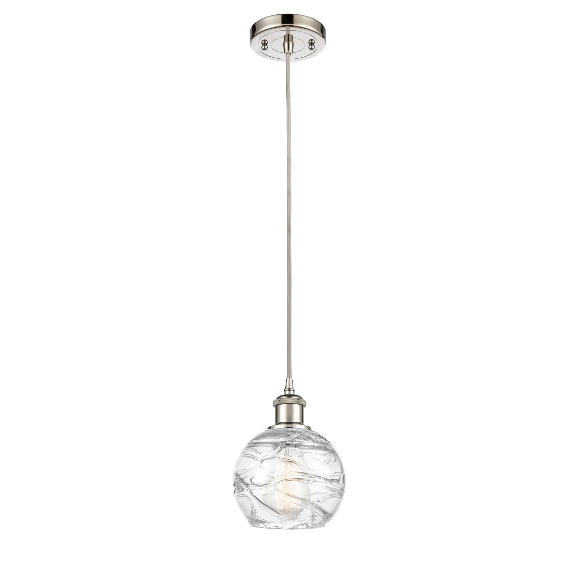 Bruno Marashlian Athens Deco Swirl 6 Inch Mini Pendant by Innovations Lighting