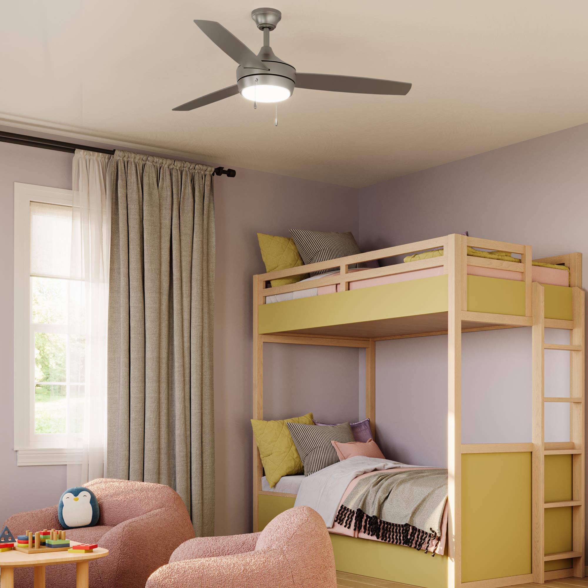 Nolyn 52 Inch Ceiling Fan with Light Kit by Progress Lighting