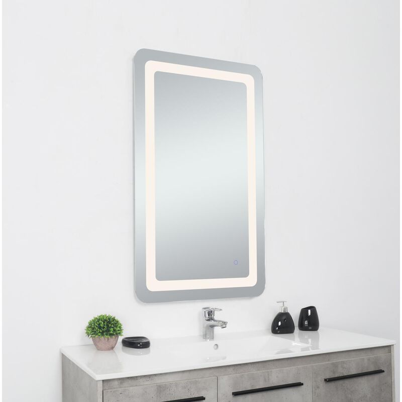 Genesis 40 Inch LED Lighted Mirror by Elegant Decor