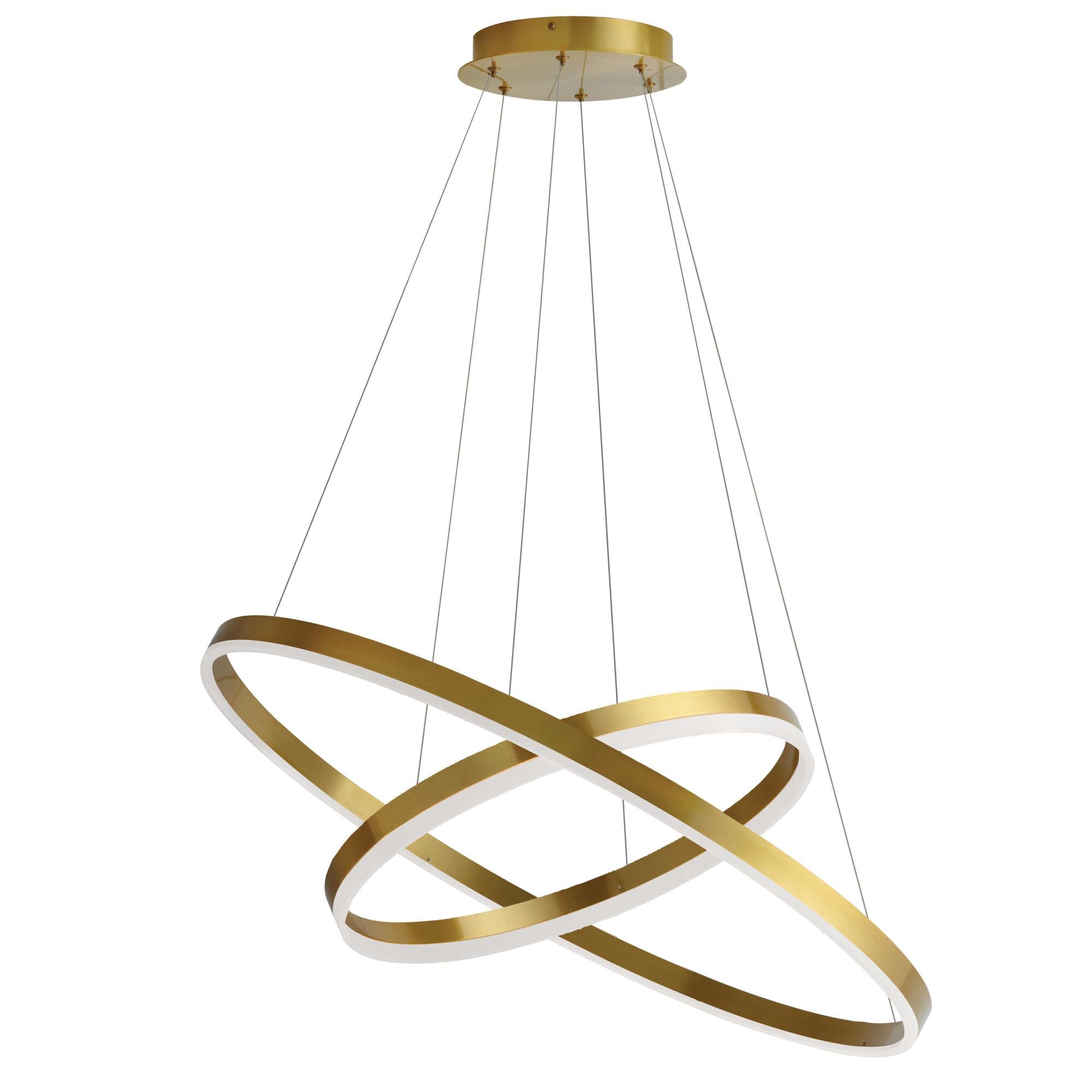 Circulo 29 Inch 2 Light LED Chandelier by Dainolite