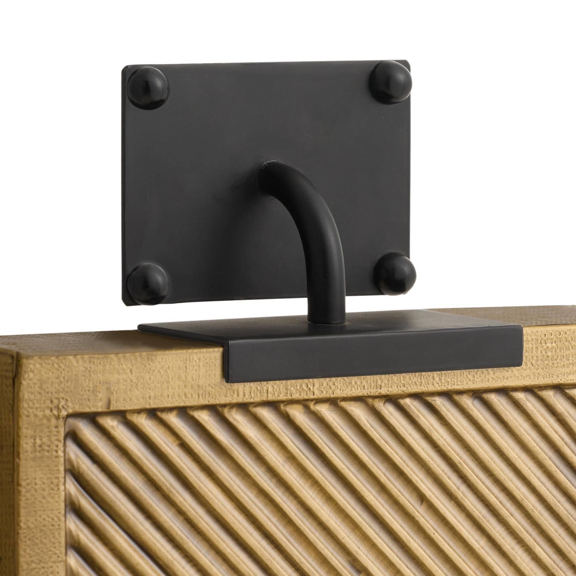 Shown in Antique Brass and Blackened Bronze finish