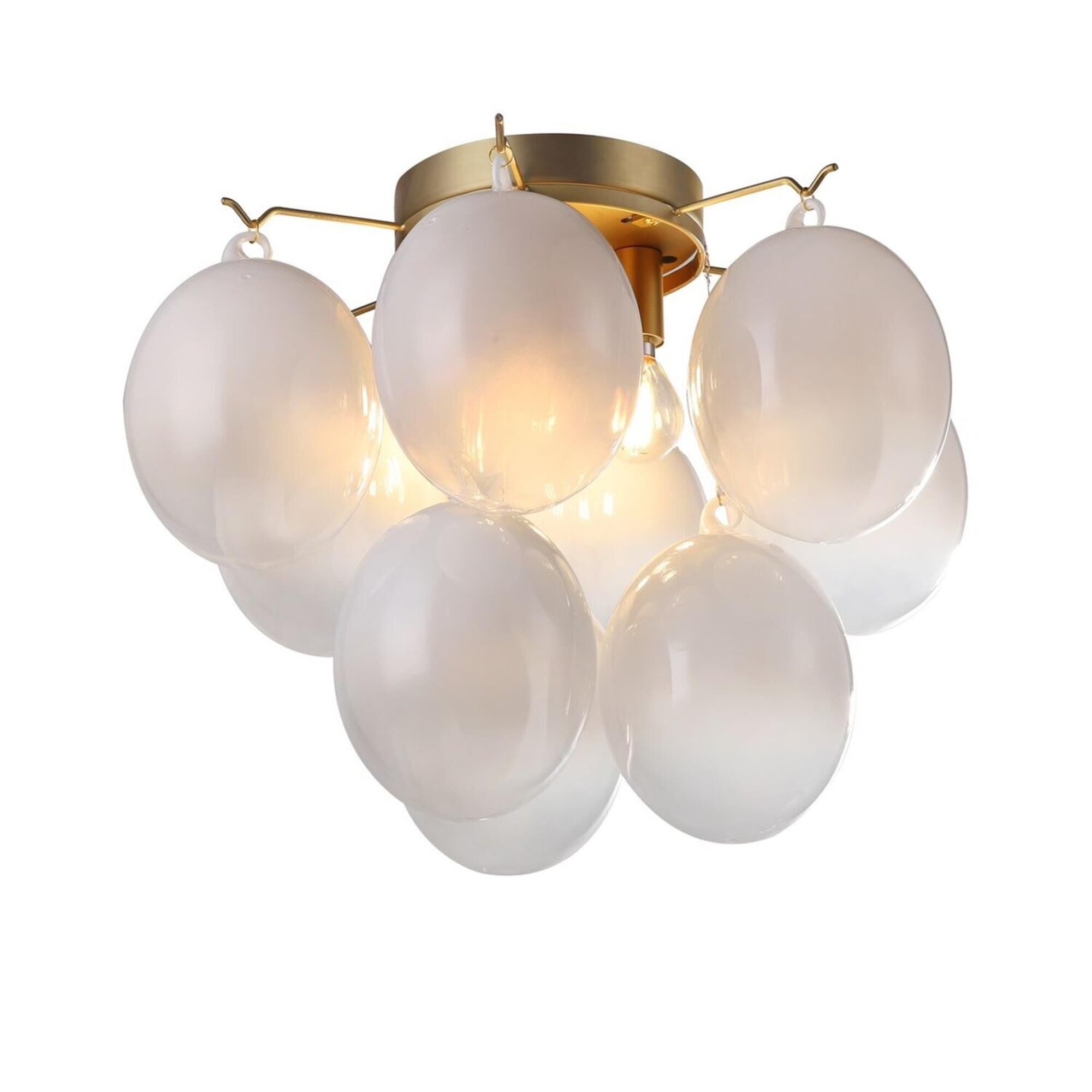 Globo 16 Inch Semi Flush Mount,