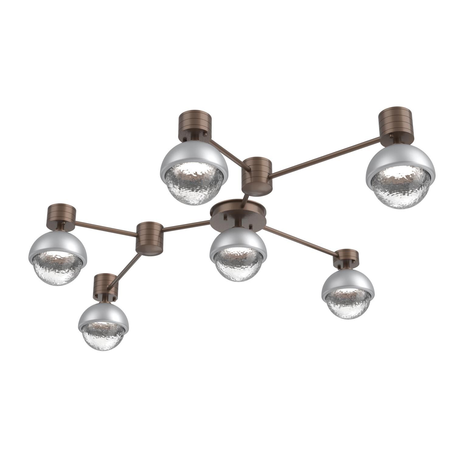 Levi Wilson Cabochon 41 Inch Flush Mount by Hammerton Studio