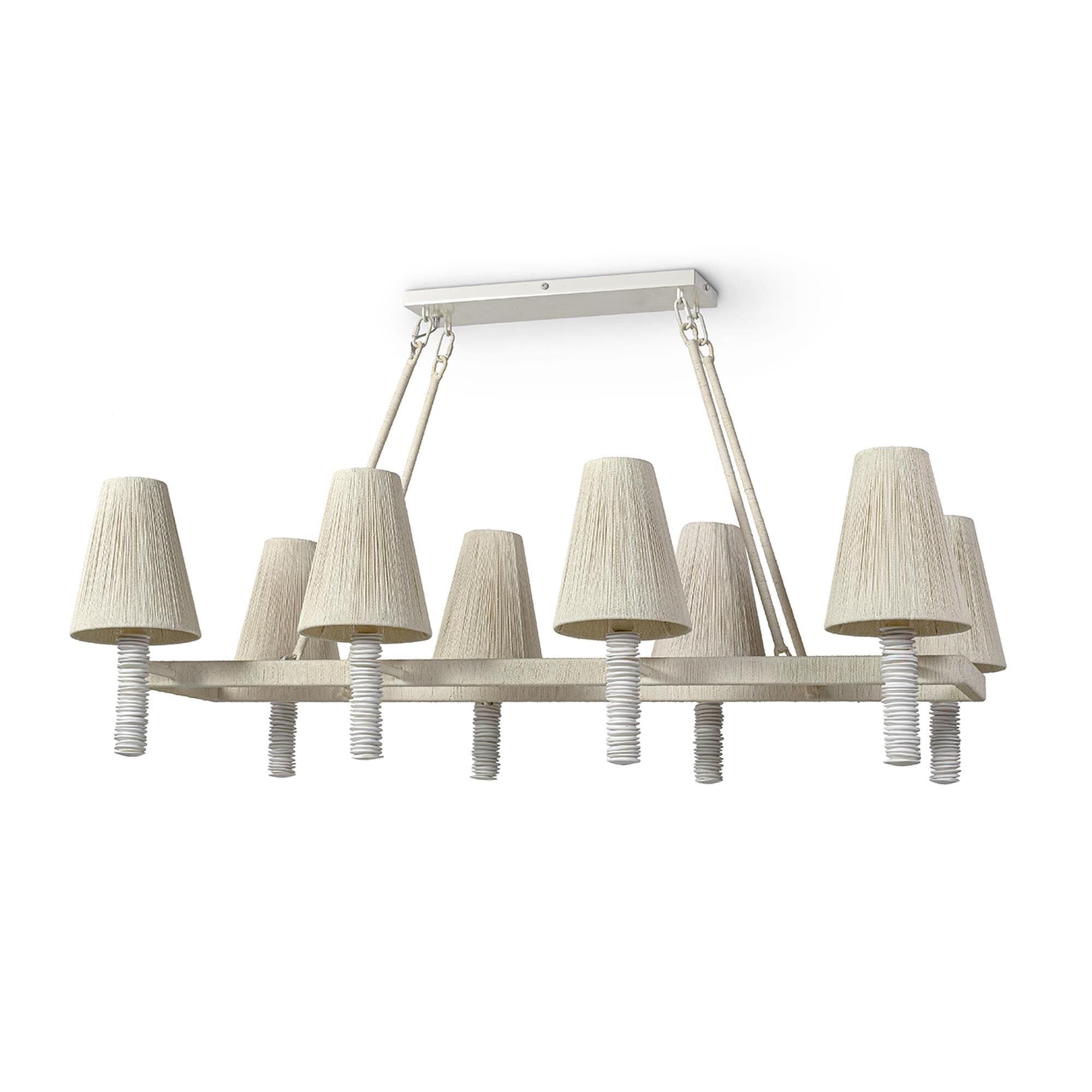 Shown in Cream finish and Abaca Rope  shade