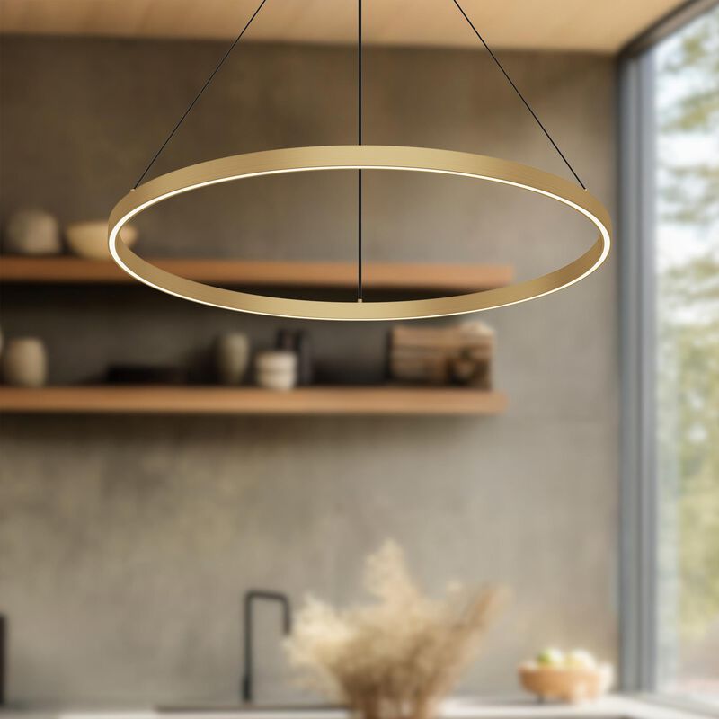 Cerchio 32 Inch Large Pendant by Kuzco Lighting