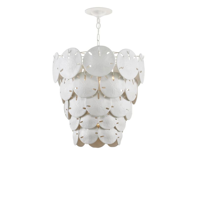 Marjorie Skouras Tulum 20 Inch 5 Light Chandelier by Currey & Company