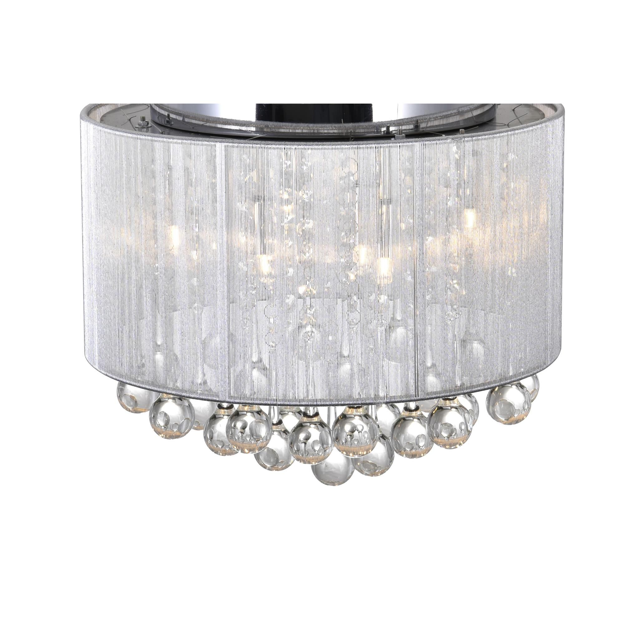 Water Drop 14 Inch 6 Light Flush Mount by CWI Lighting