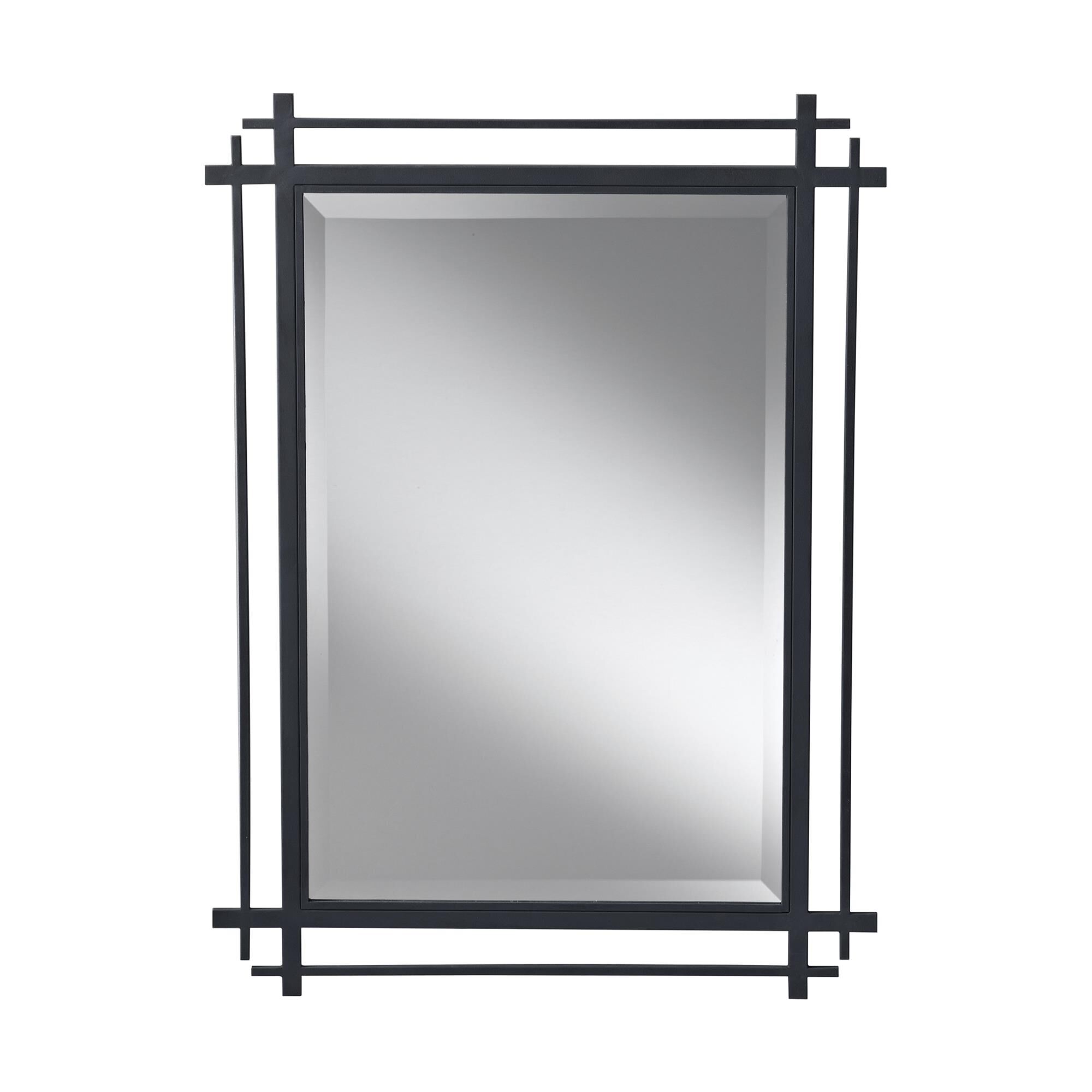 Shown in Antique Forged Iron finish and Clear glass