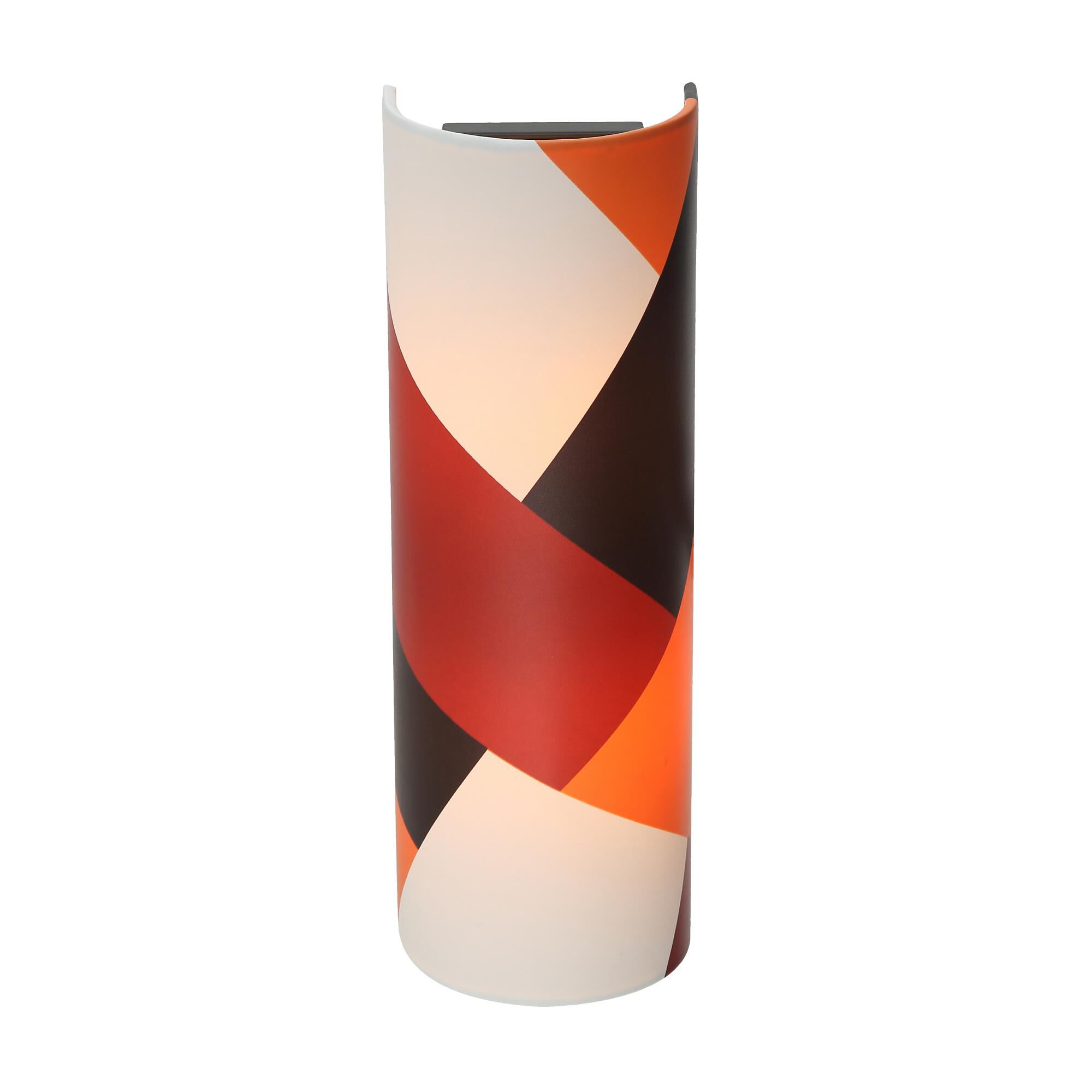 Shown in Black/Satin Brass/Patchwork finish and Patchwork shade