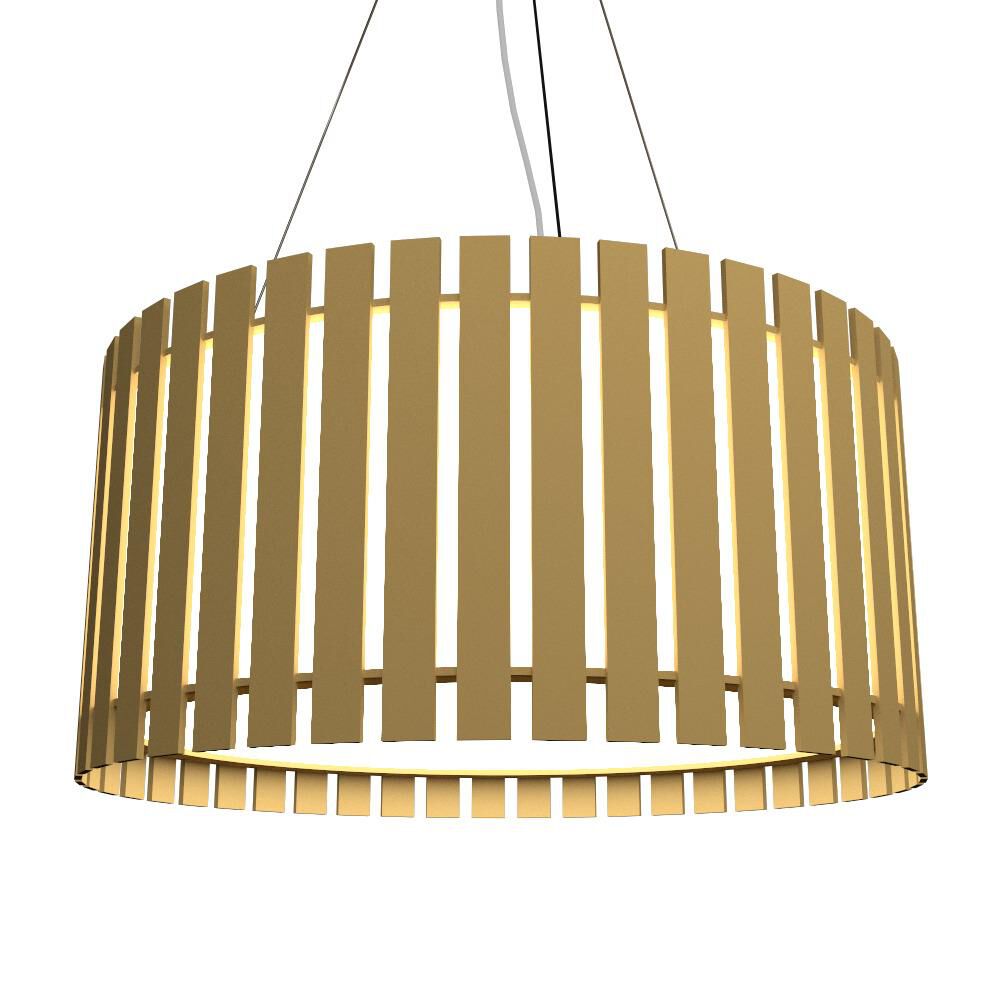 Slatted Large Pendant by Accord Lighting
