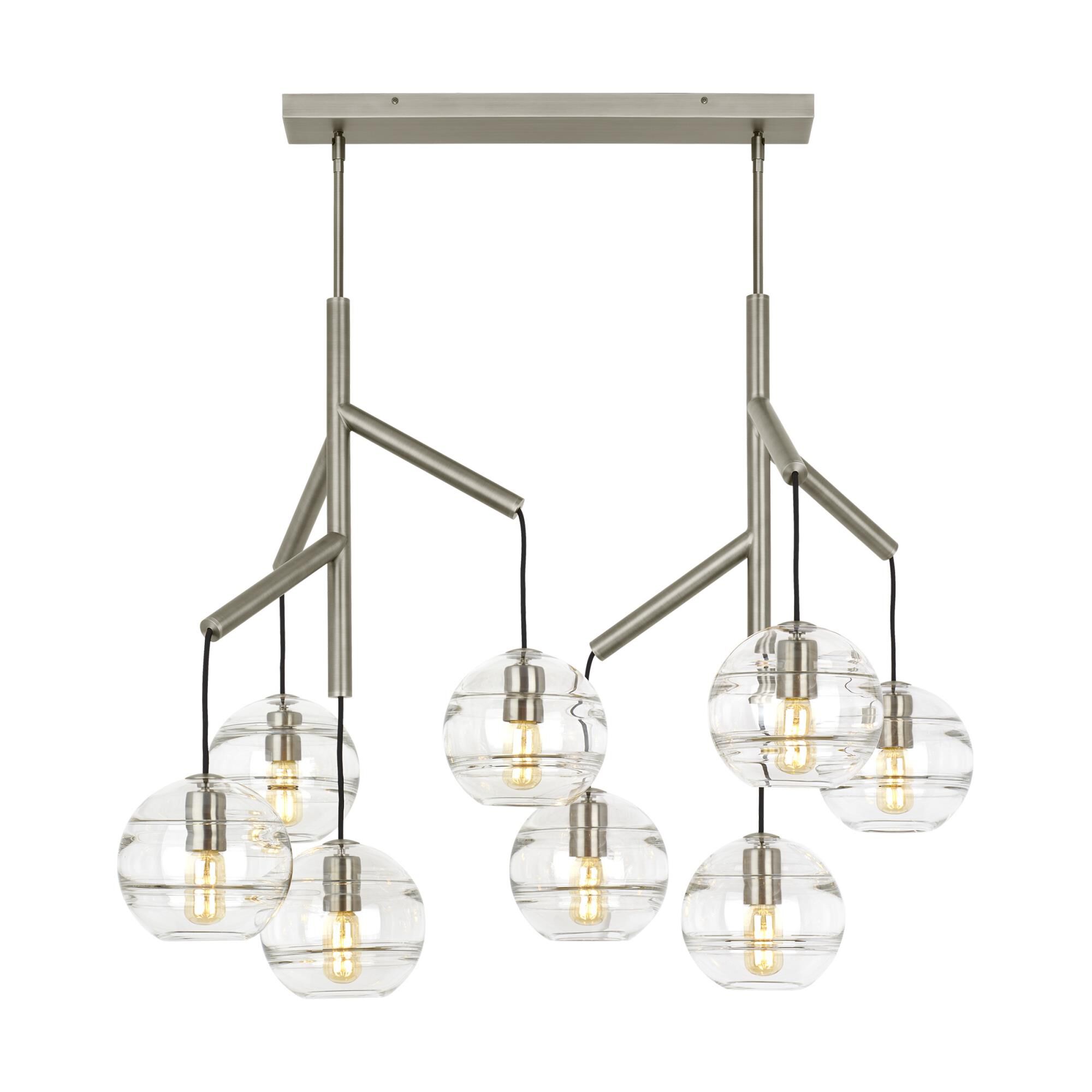 Sean Lavin Sedona 39 Inch 8 Light Linear Suspension Light by Visual Comfort Modern Collection