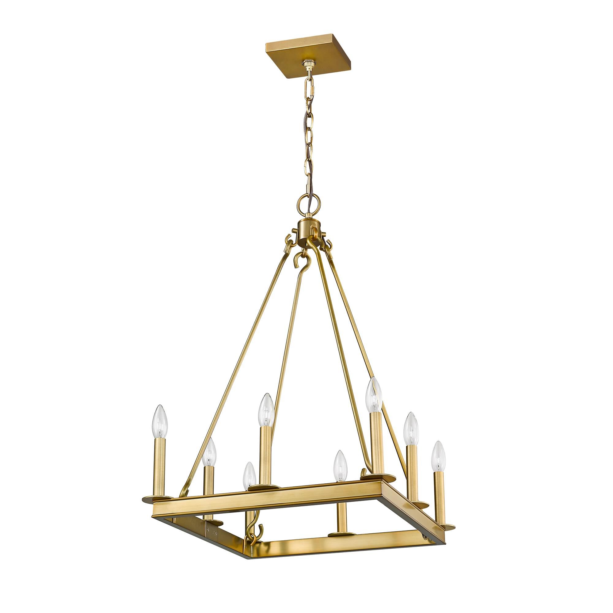 Shown in Olde Brass finish and --- glass and --- shade