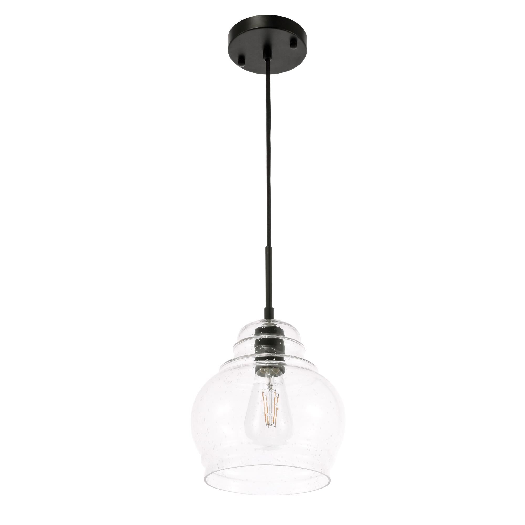 Pierce 8 Inch Mini Pendant by Elegant Lighting