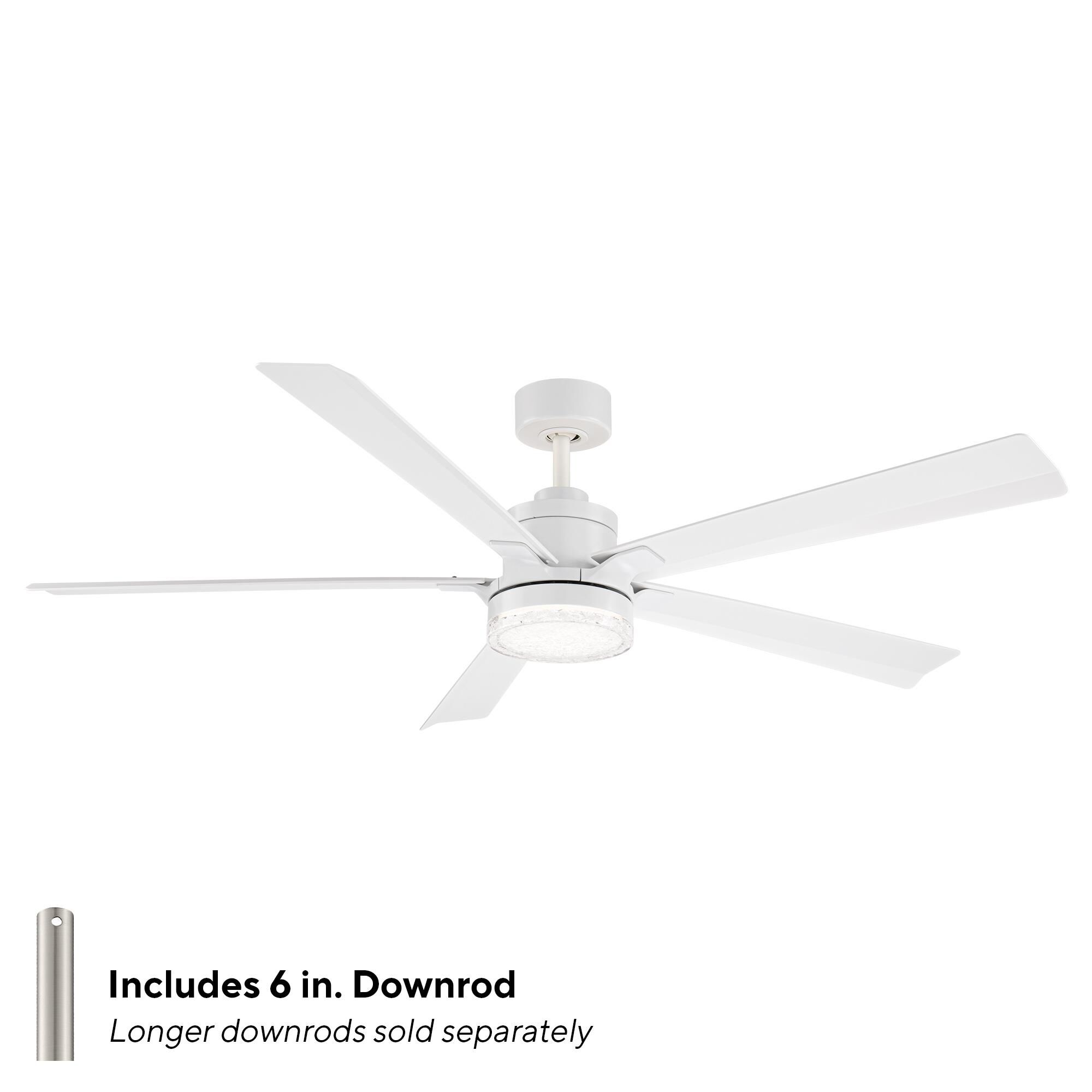 Radiant 64 Inch Ceiling Fan with Light Kit by Modern Forms
