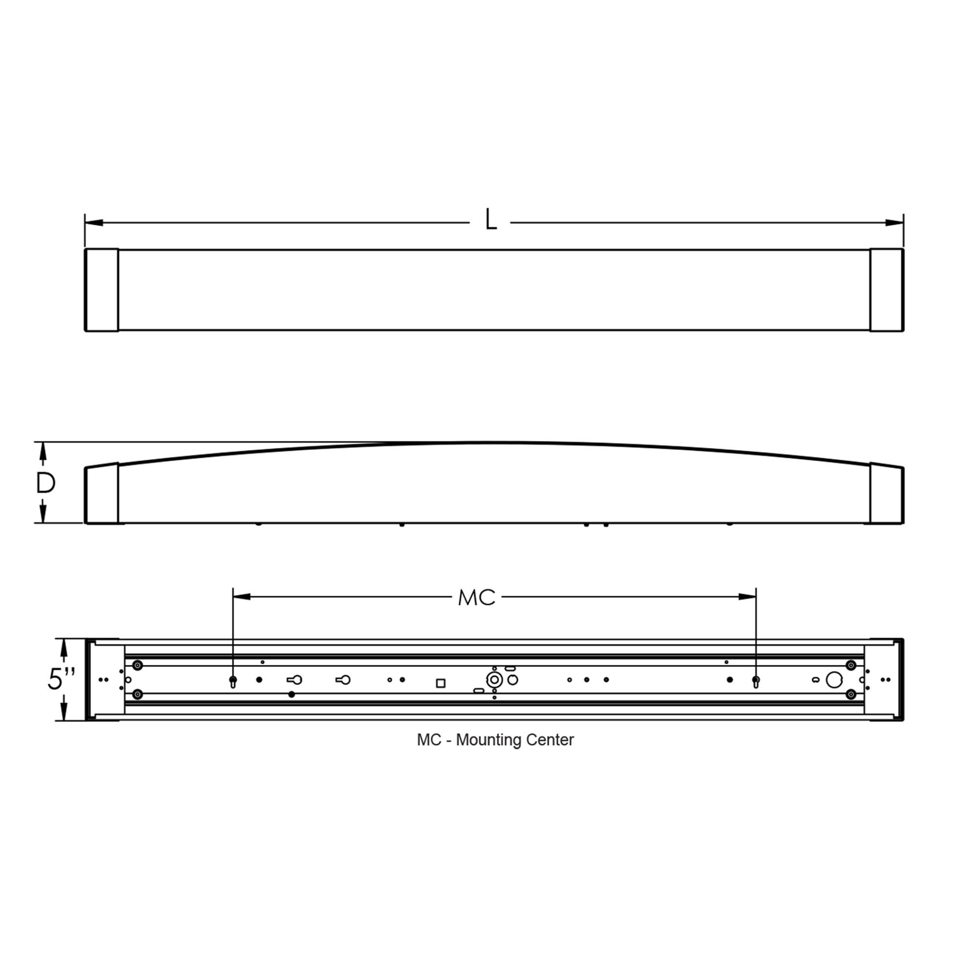 Algiers 37 Inch LED Bath Vanity Light by AFX Lighting