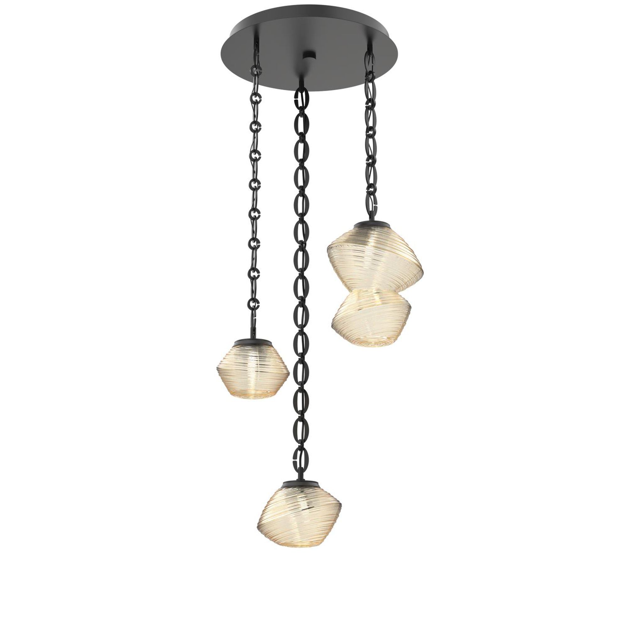 Shown in Matte Black finish and Amber glass