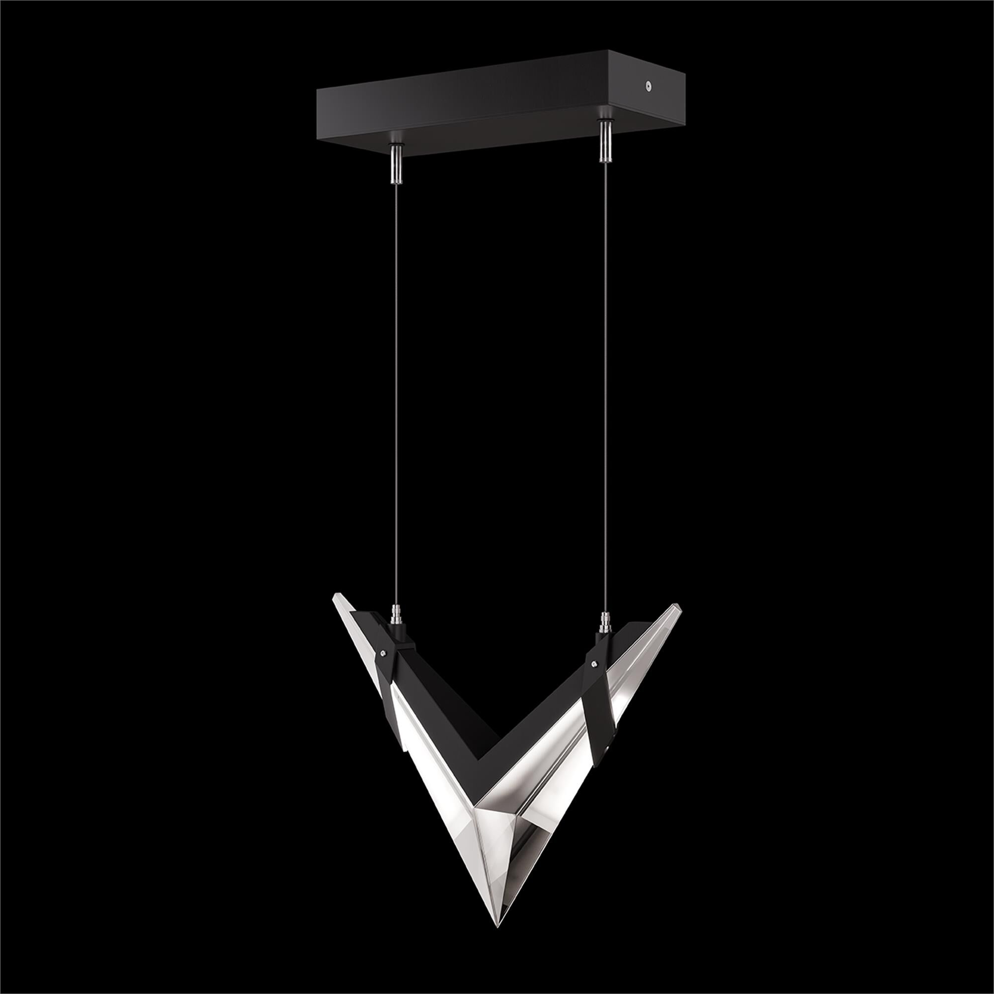 Fahl In-House Blade 13 Inch Linear Suspension Light by Fine Art Handcrafted Lighting