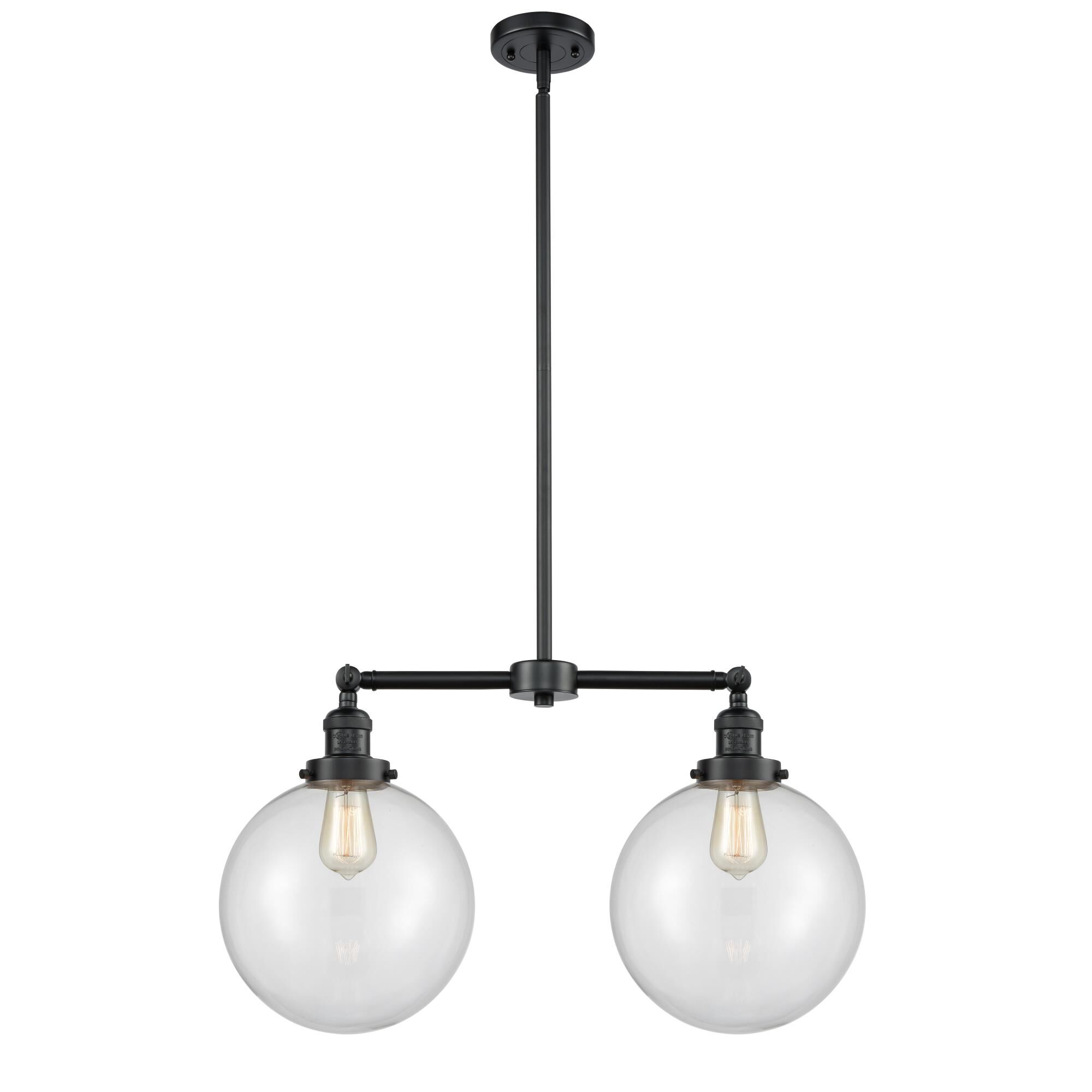 Shown in Oil Rubbed Bronze finish and Clear glass