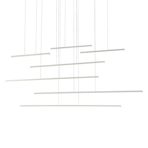 Chute Motion 71 Inch Linear Suspension Light by Kuzco Lighting