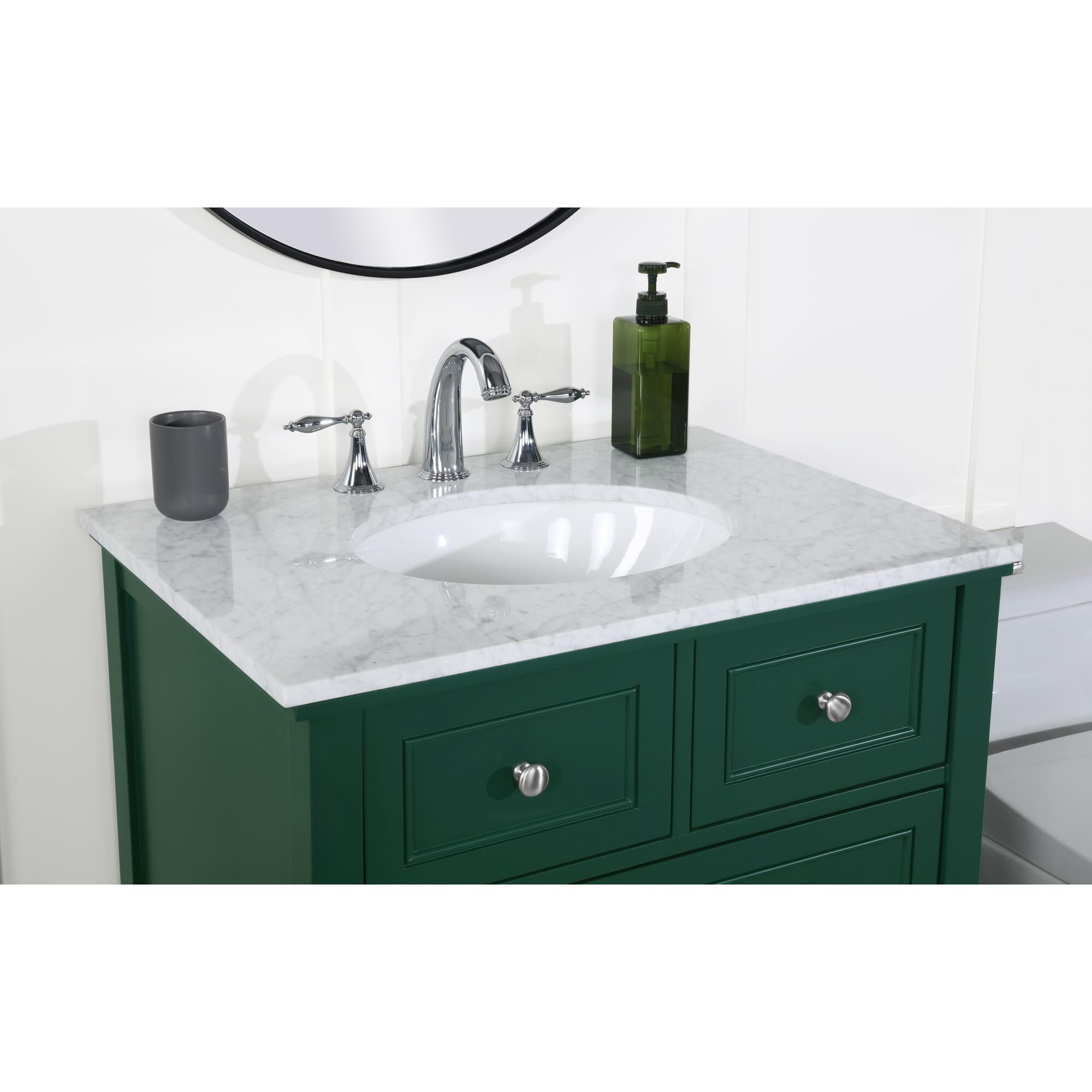 Shown in Green finish