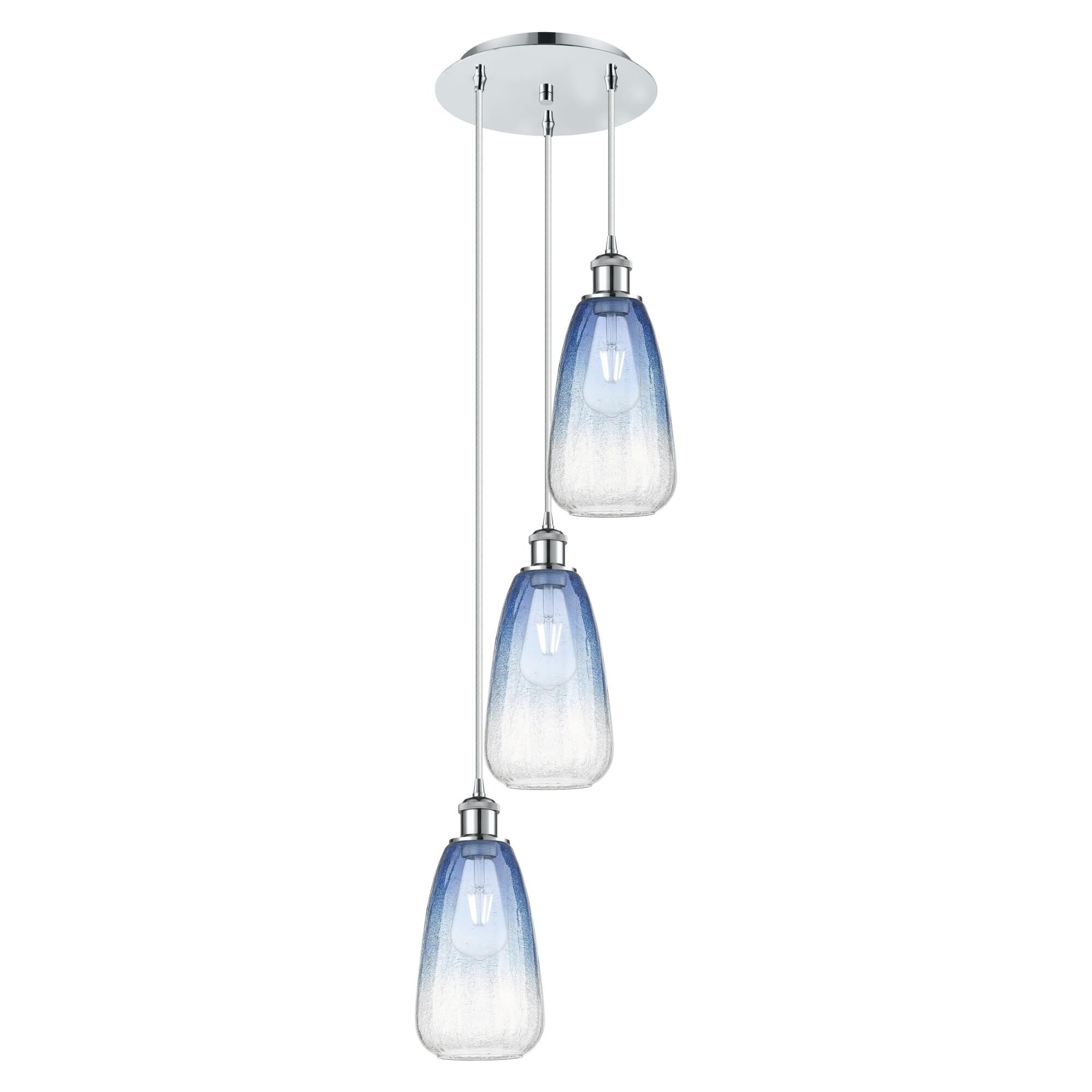 Bruno Marashlian Brookhaven Almond 13 Inch Multi Light Pendant by Innovations Lighting