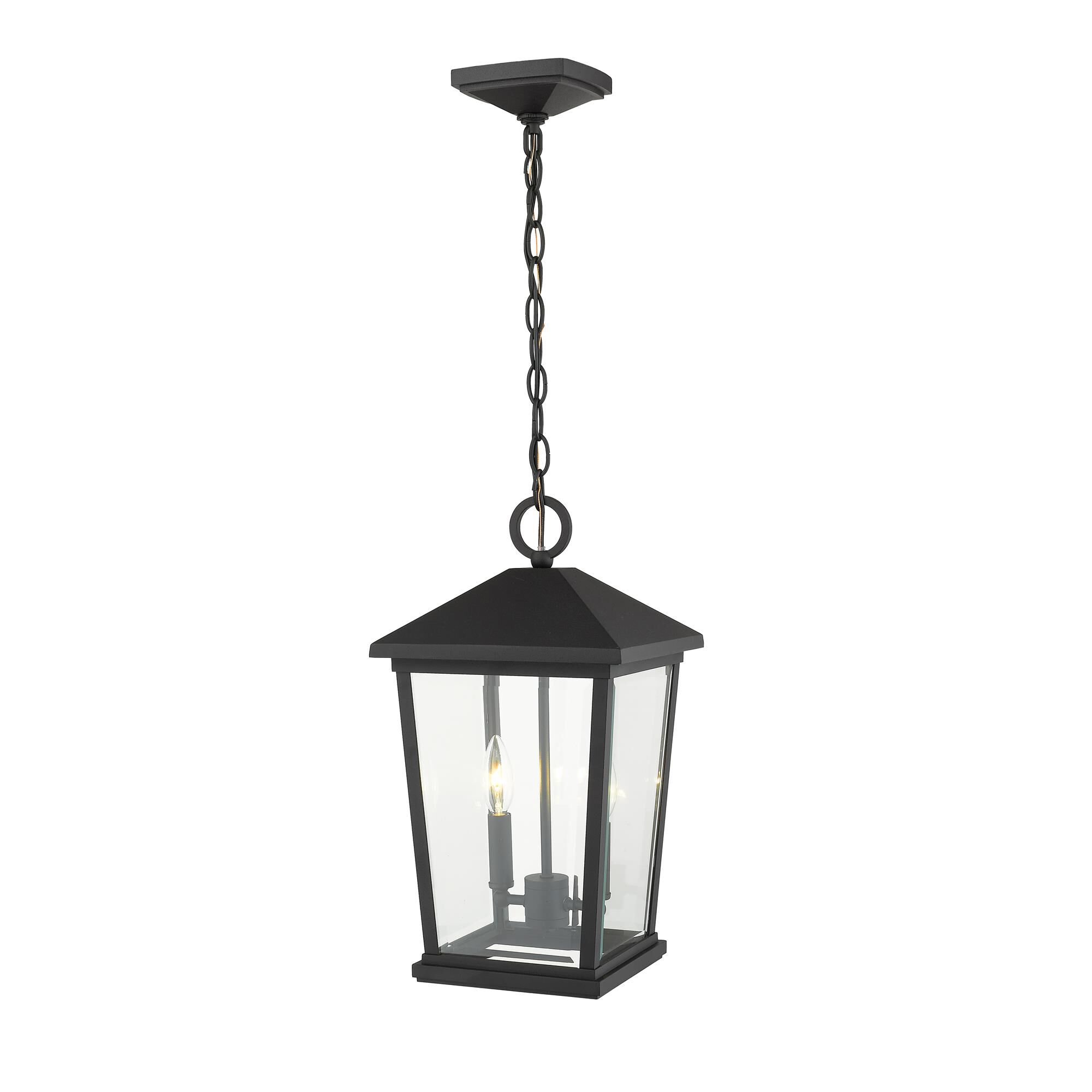 Beacon 17 Inch Tall 2 Light Outdoor Hanging Lantern by Z-Lite
