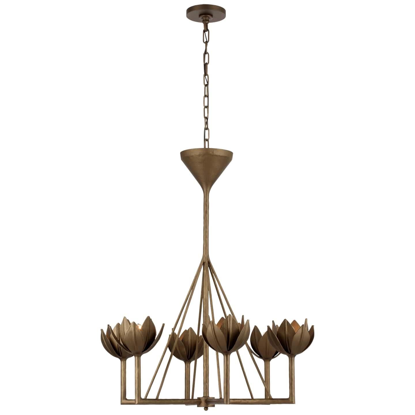 Julie Neill Alberto 30 Inch 6 Light Chandelier by Visual Comfort Signature Collection