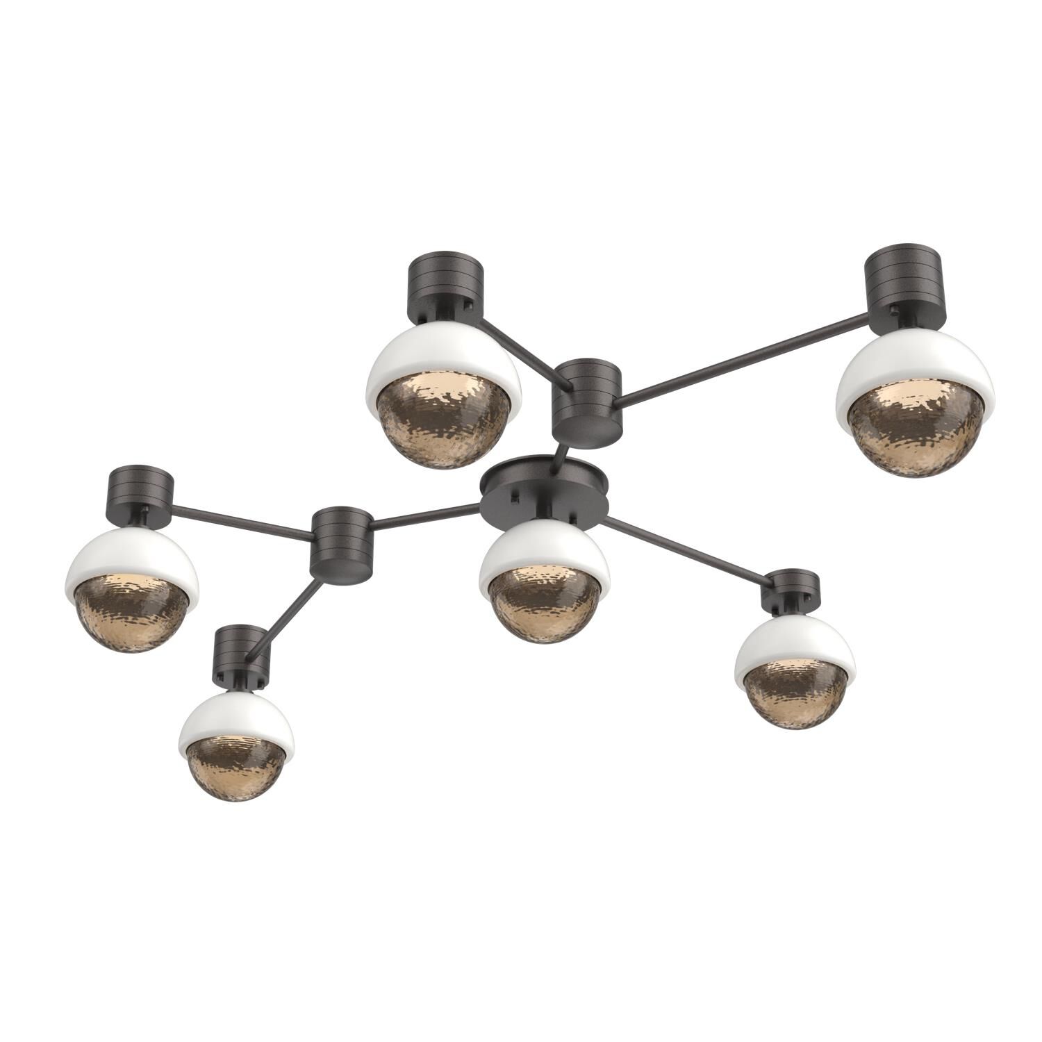 Levi Wilson Cabochon 41 Inch Flush Mount by Hammerton Studio