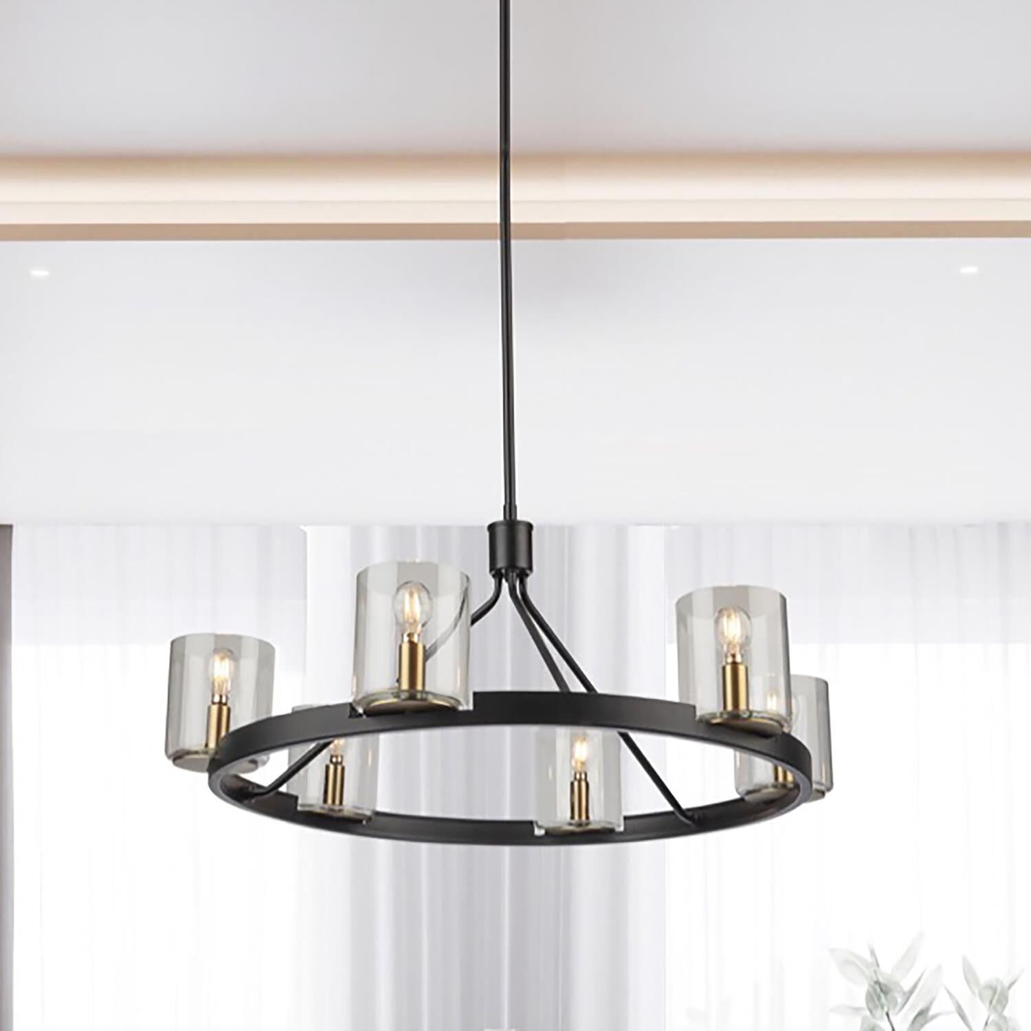 Kevin Kraemer Salinas 29 Inch 6 Light Chandelier by Artcraft
