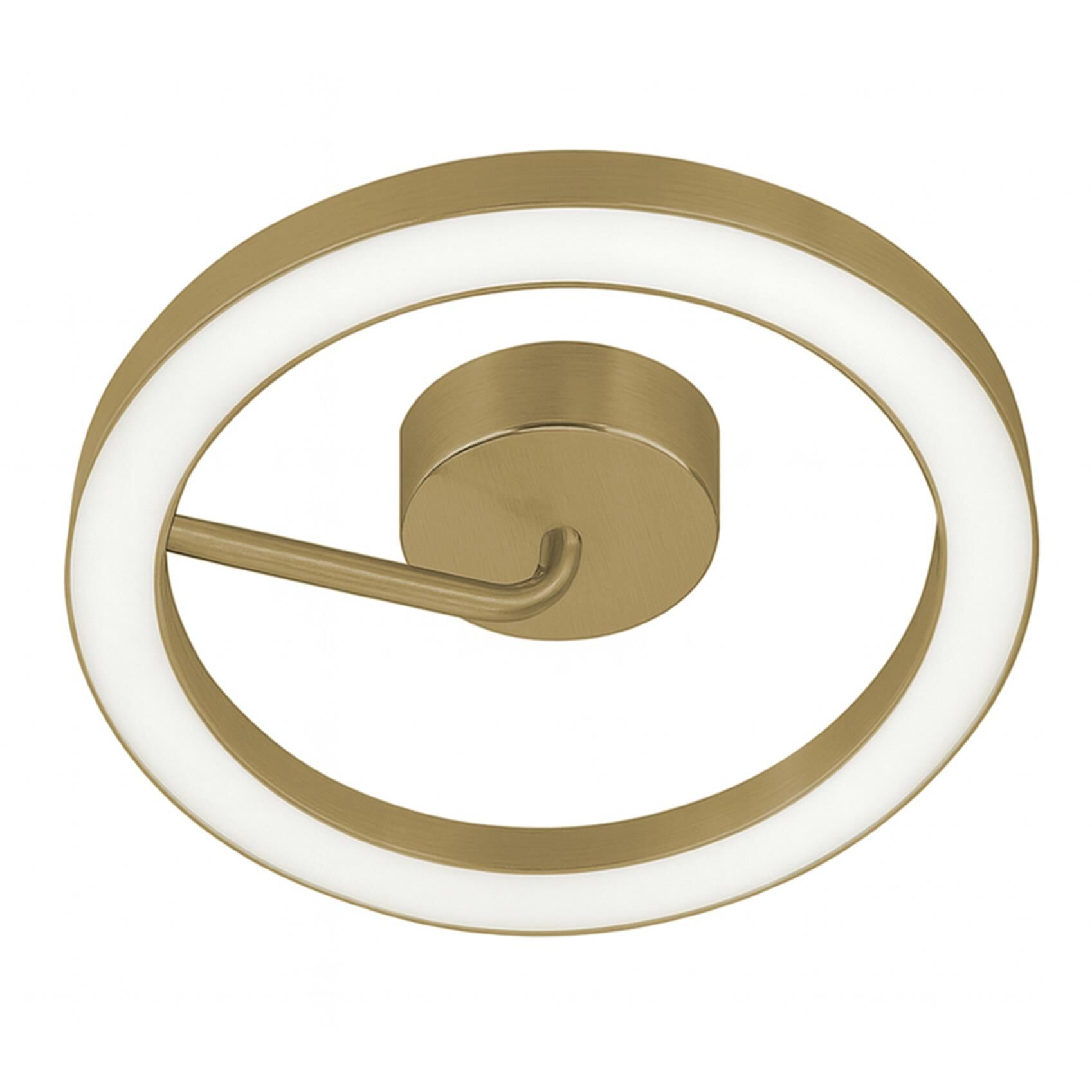 Shown in Light Antique Brass finish and White shade