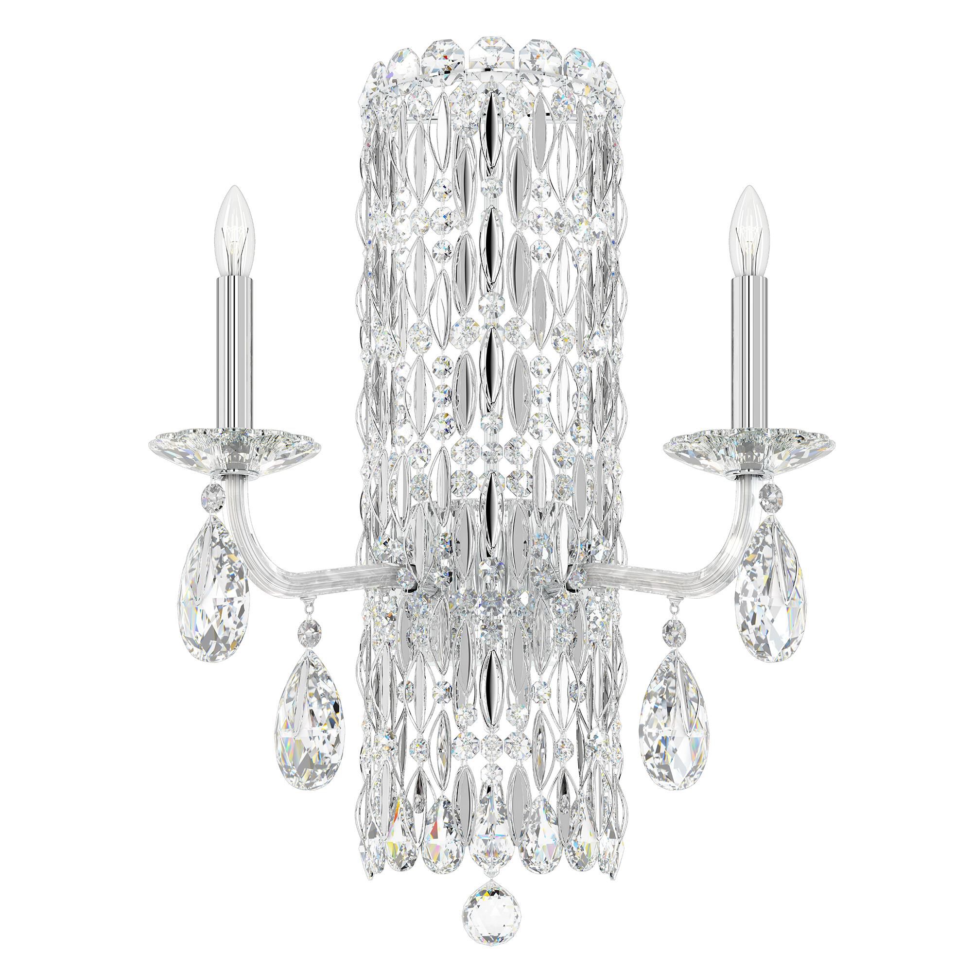 Shown in Polished Stainless Steel finish and Clear Radiance crystal